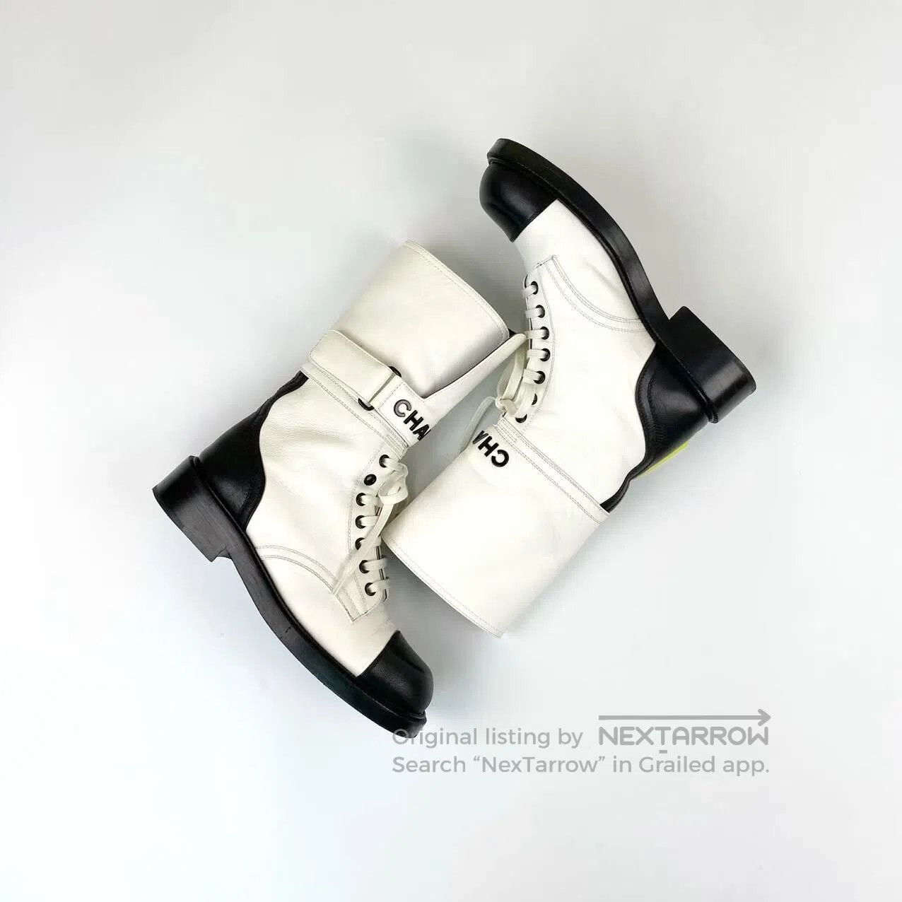 Chanel Chanel 23SS Letter Logo Martin Boots| Size US 7 / IT 37 - 3 Thumbnail