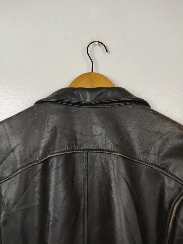 Chevignon Vintage Chevignon Double Rider Genuine Leather Jacket Size US L / EU 52-54 / 3 - 3 Thumbnail