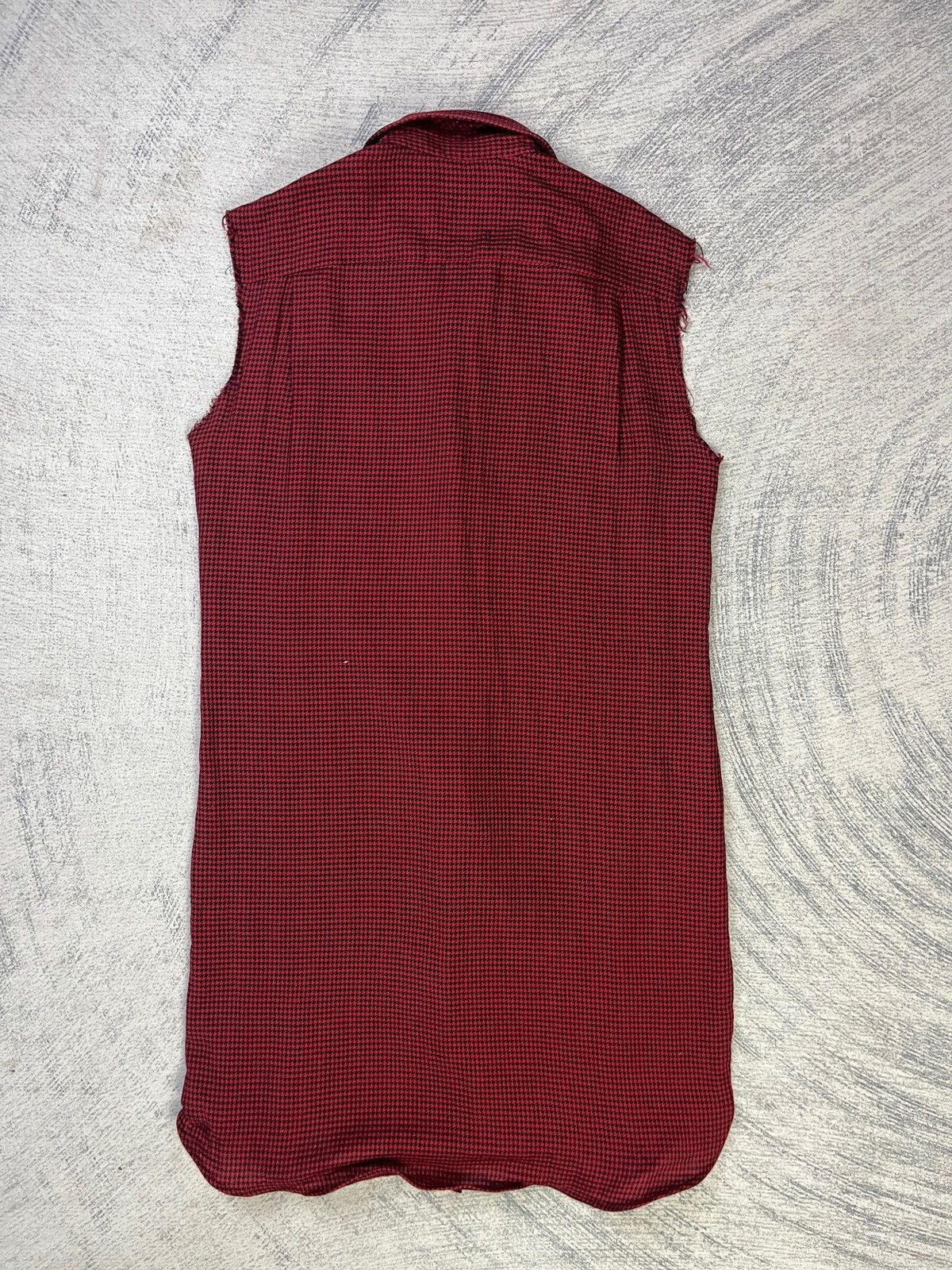 Takahiromiyashita The Soloist. Number Nine Gingham Checkered Sleeveless Long Shirt Size S / US 4 / IT 40 - 2 Thumbnail