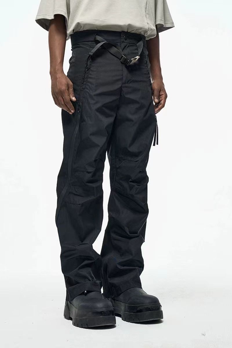Designer × Japanese Brand × Vintage Vintage Street Loose Micro Flare Nylon Casual Pants Size US 28 / EU 44 - 3 Thumbnail