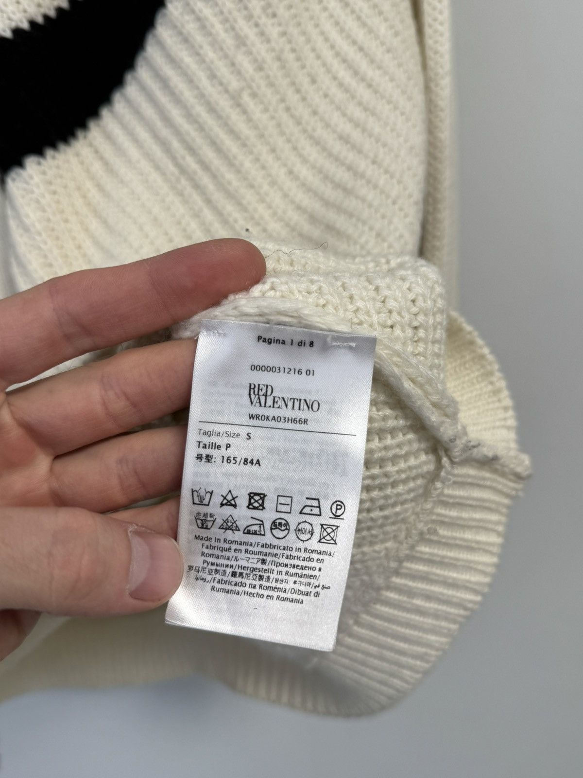 RED Valentino Red Valentino Women’s Knit Cardigan Sweater V-Neck Button Size S / US 4 / IT 40 - 11 Thumbnail