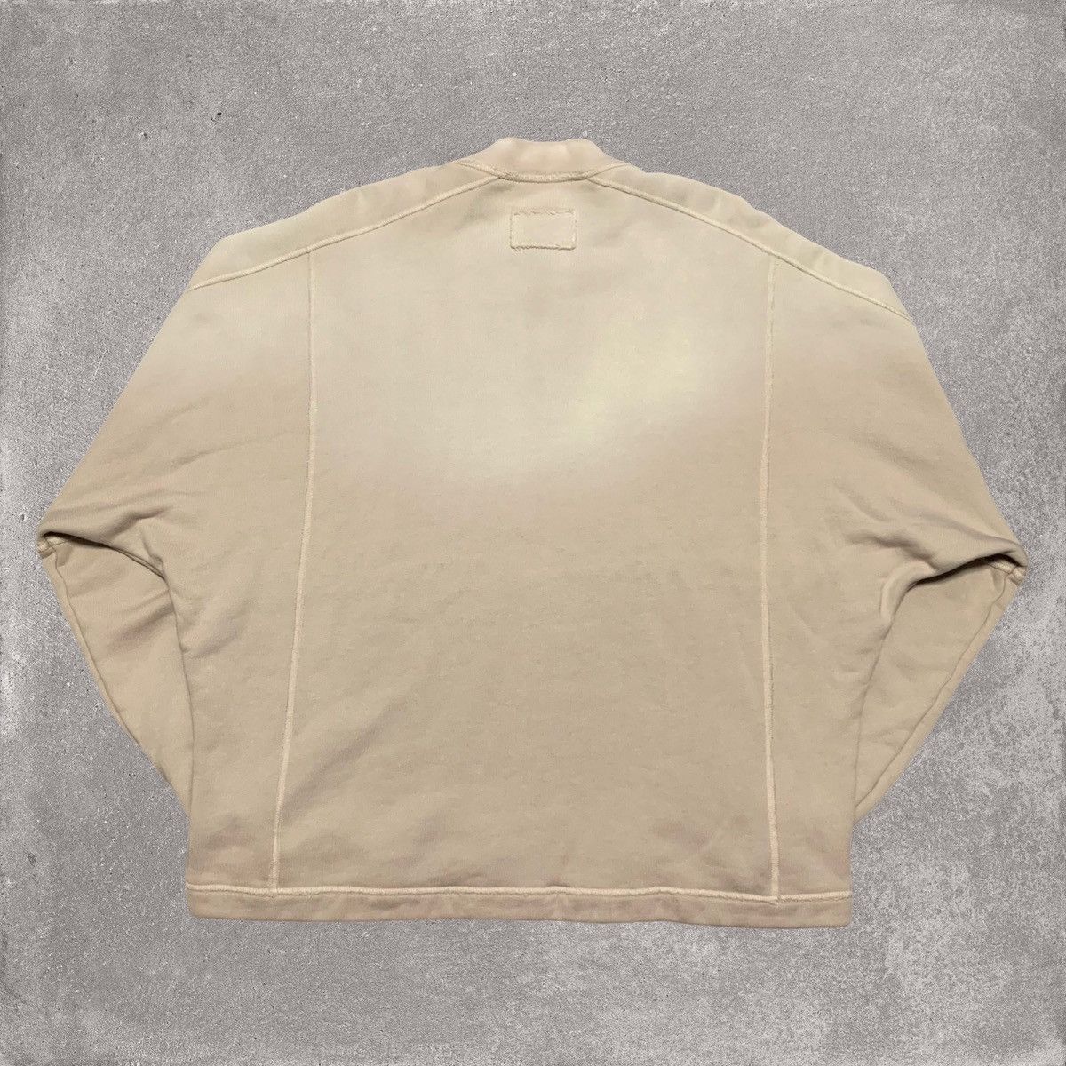 Represent Clo. Represent Small Stepped Hem Sweatshirt Sun Fade Oat Size US S / EU 44-46 / 1 - 2 Thumbnail