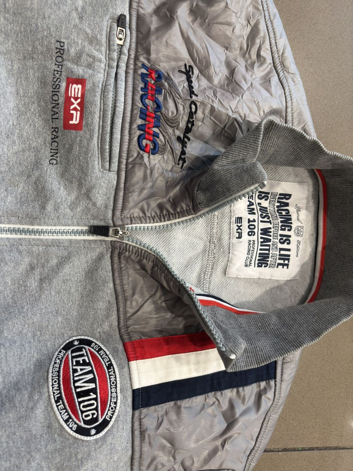 Japanese Brand EXR Vintage Japanese Brand Racing Track Jacket Size US XL / EU 56 / 4 - 4 Thumbnail