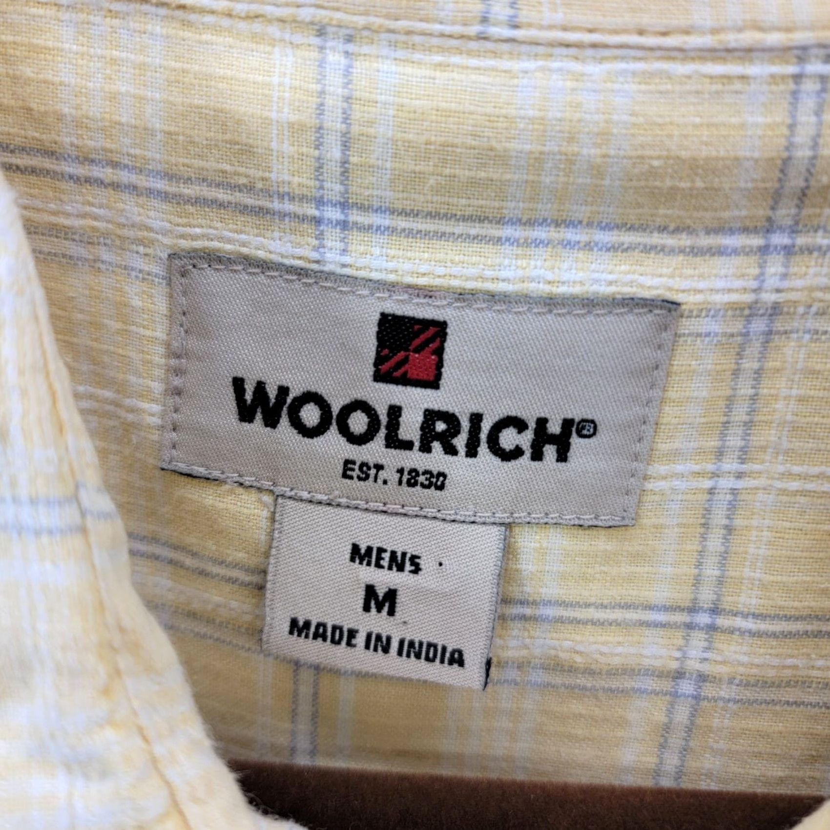 Vintage Woolrich Shirt Mens Medium Plaid Button-Down Size US M / EU 48-50 / 2 - 2 Thumbnail