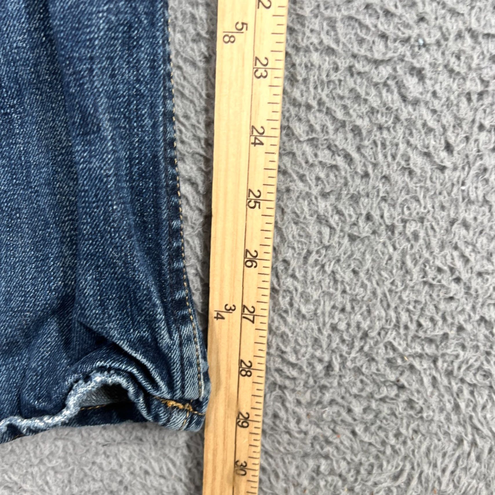 American Eagle Outfitters VINTAGE American Eagle Outfitters Men's Slim Straight Jeans 28x30 Blue Cotton Denim 90s Fall Winter Mens Size US 28 / EU 44 - 3 Thumbnail