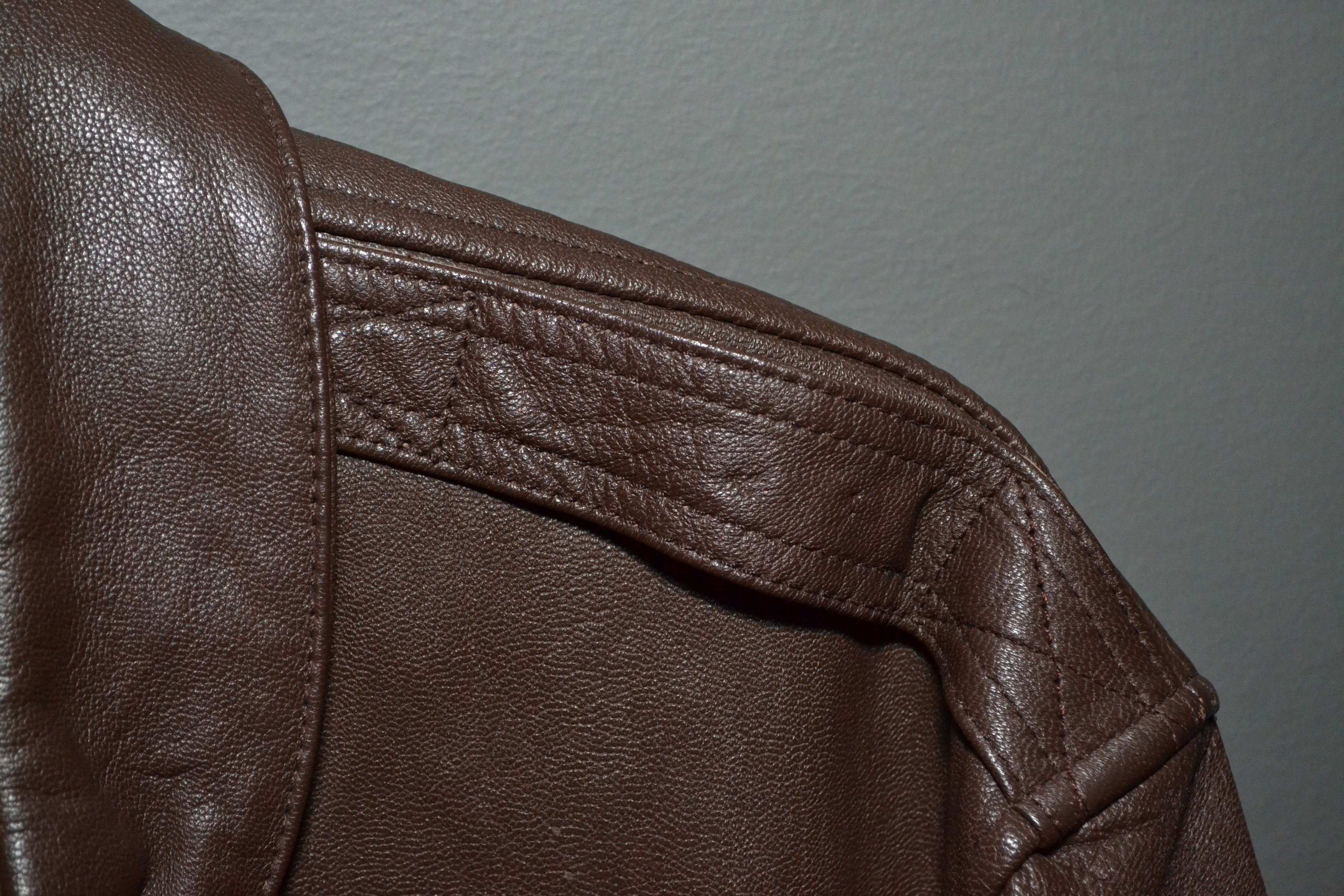 Cooper COOPER TYPE A-2 USAF USA Leather Bomber Flight Jacket 42R Size US L / EU 52-54 / 3 - 6 Thumbnail