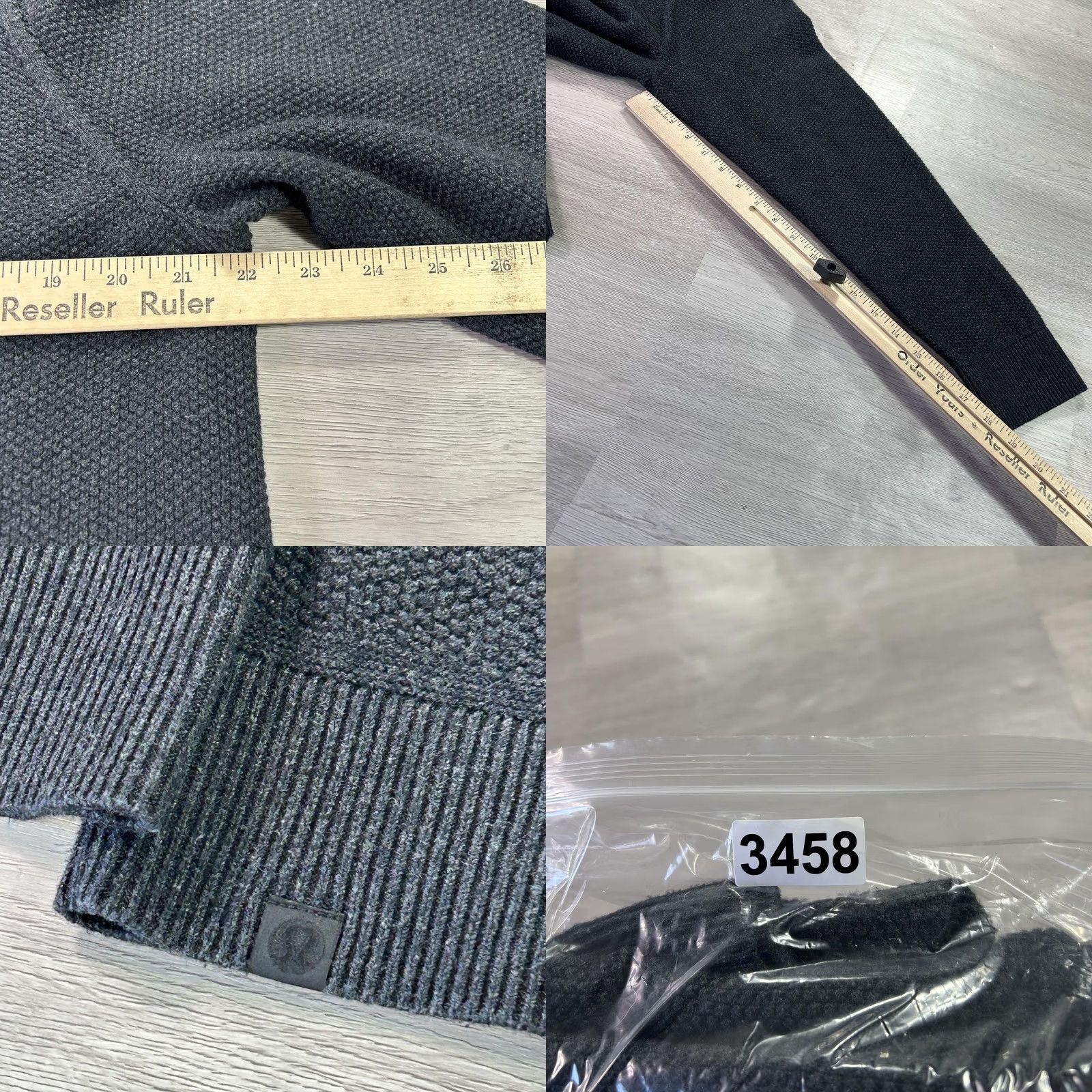 Lululemon Lululemon Sweater Mens XL Gray Textured Knit Crew Pullover LM3ENFS Size US XL / EU 56 / 4 - 8 Thumbnail