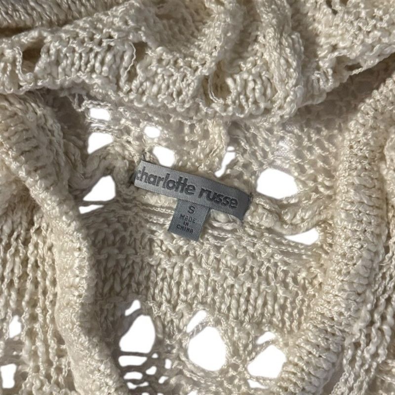 Other Charlotte Russe Striped Hooded Sweater Extra Long Cozy Size S / US 4 / IT 40 - 2 Thumbnail