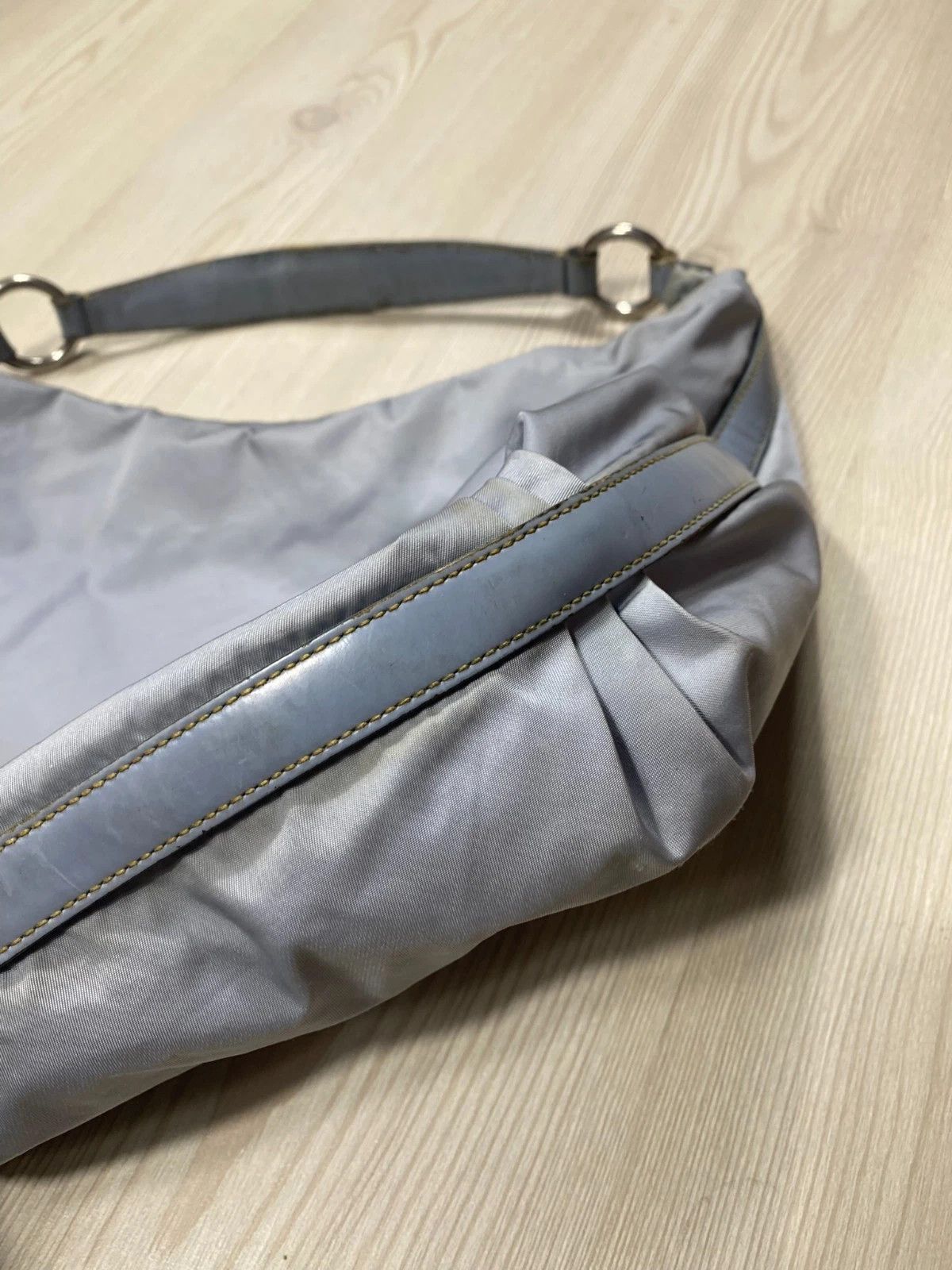 Prada Prada Tessuto Shoulder Bag Hand Bag Nylon Big Logo Size ONE SIZE - 4 Thumbnail