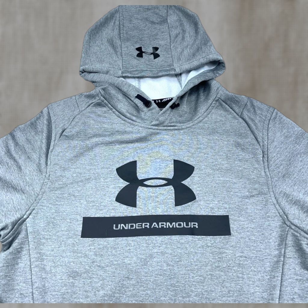 Under Armour Under Armour Hoodie Men Small Gray Fitted Sweatshirt Pullover Regular Logo All Seasons Pockethoodie 90s? Size US S / EU 44-46 / 1 - 1 Thumbnail