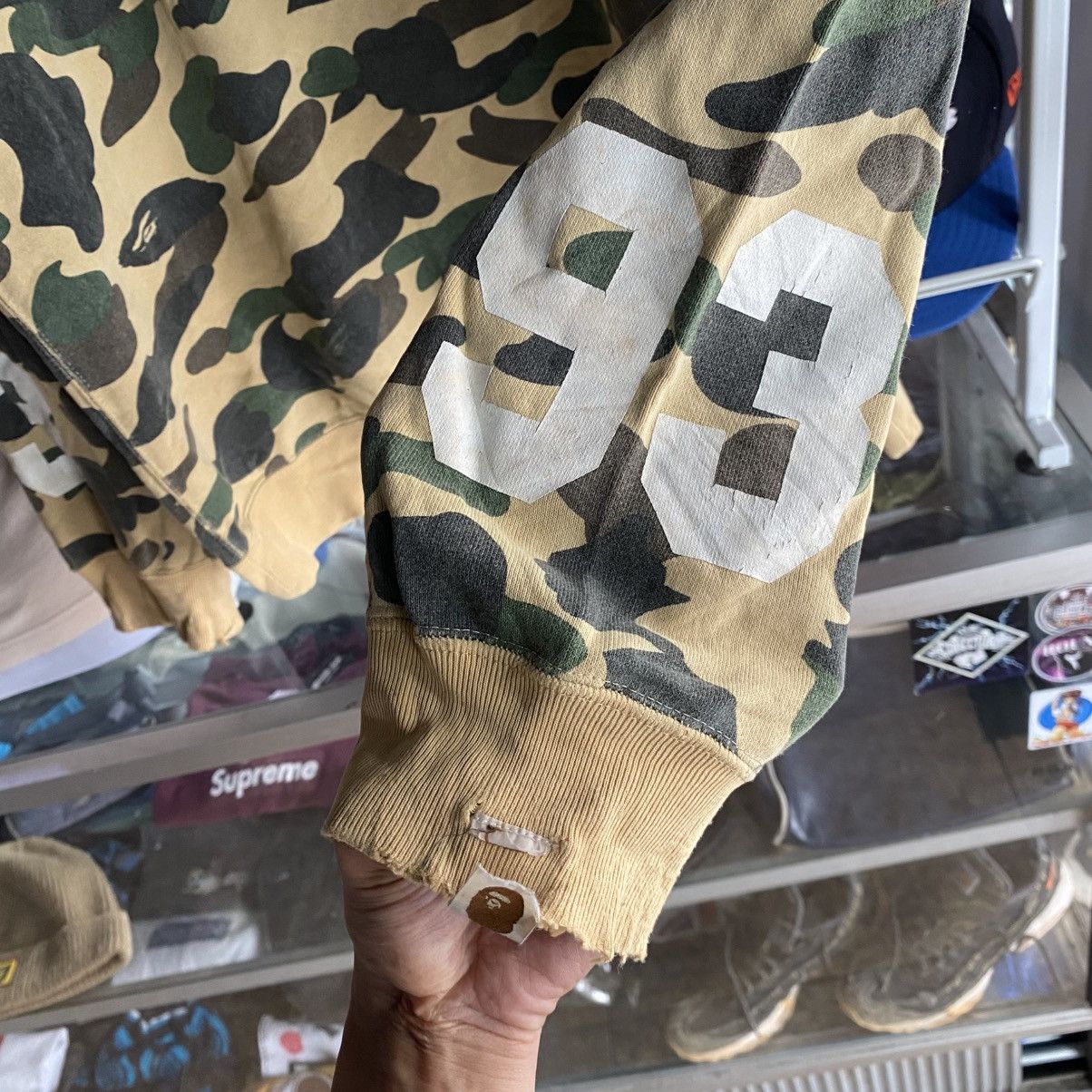 Bape 2006 Bape Green ASNKA / General Raiders Logo Rip Crewneck Size US XL / EU 56 / 4 - 13 Thumbnail