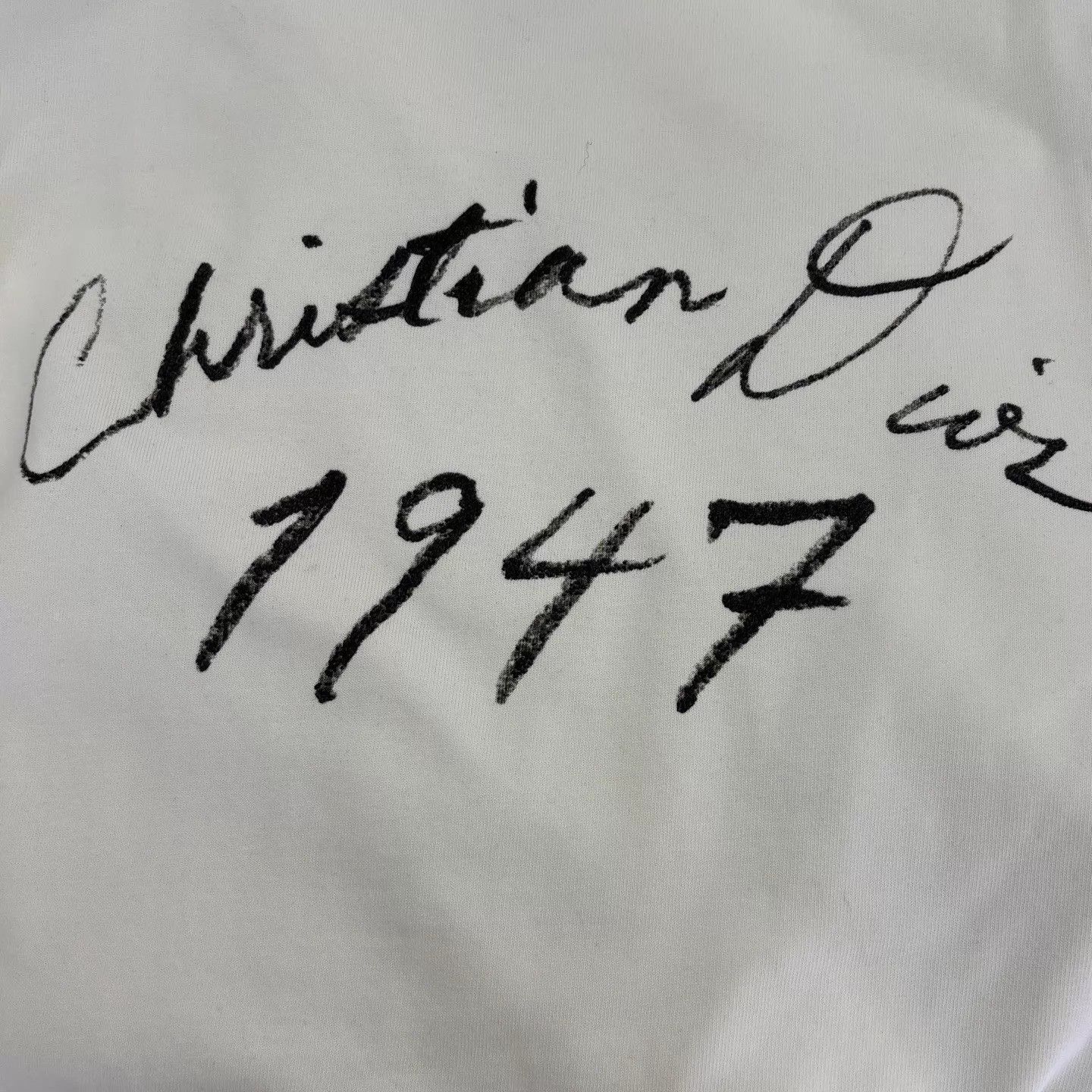 Dior Dior 1947 Signature Solid Black Short-Sleeve Tee S Size S / US 4 / IT 40 - 7 Thumbnail