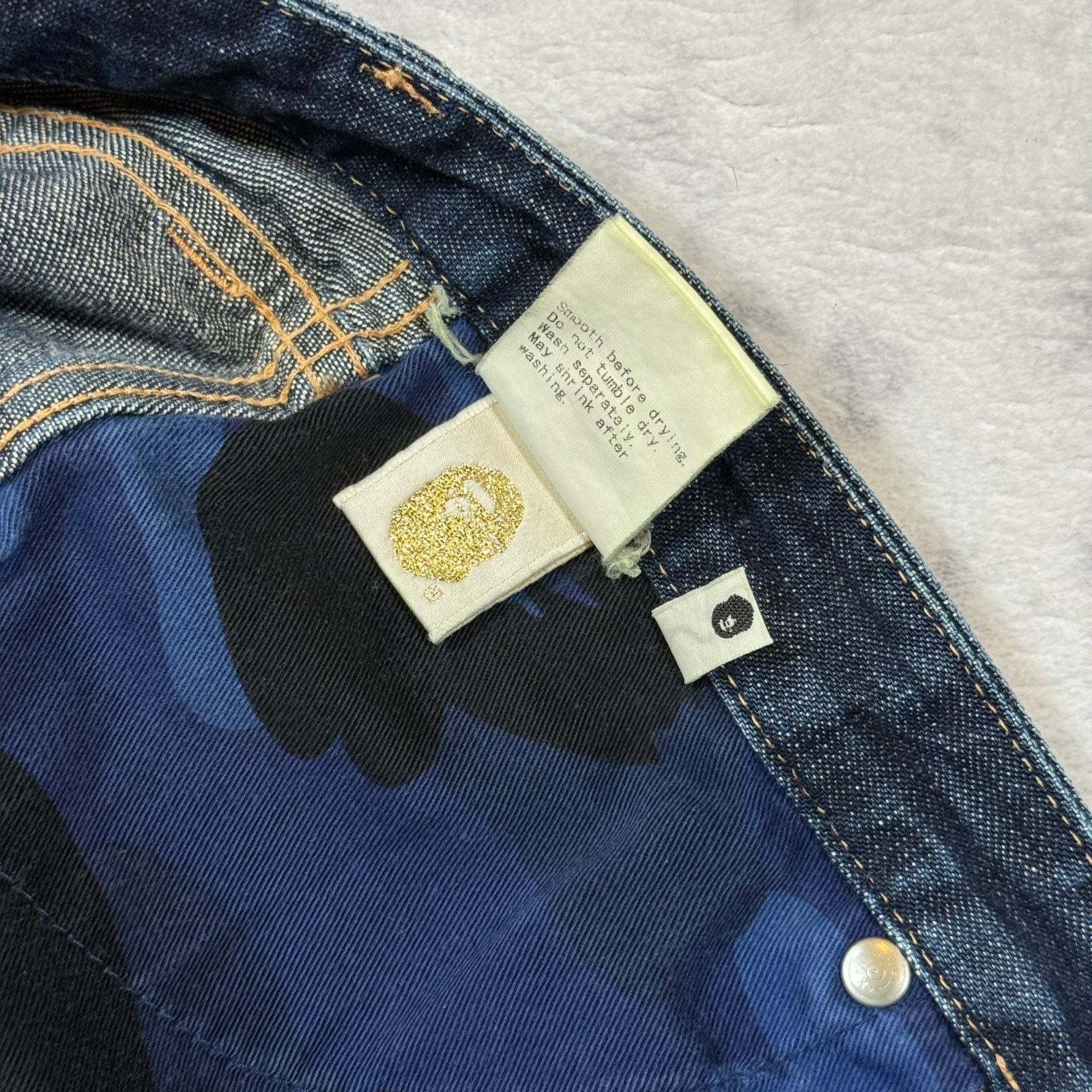 Bape × Nigo Authentic Bape 2000’s Twinsta Jeans 32 Size US 32 / EU 48 - 7 Thumbnail