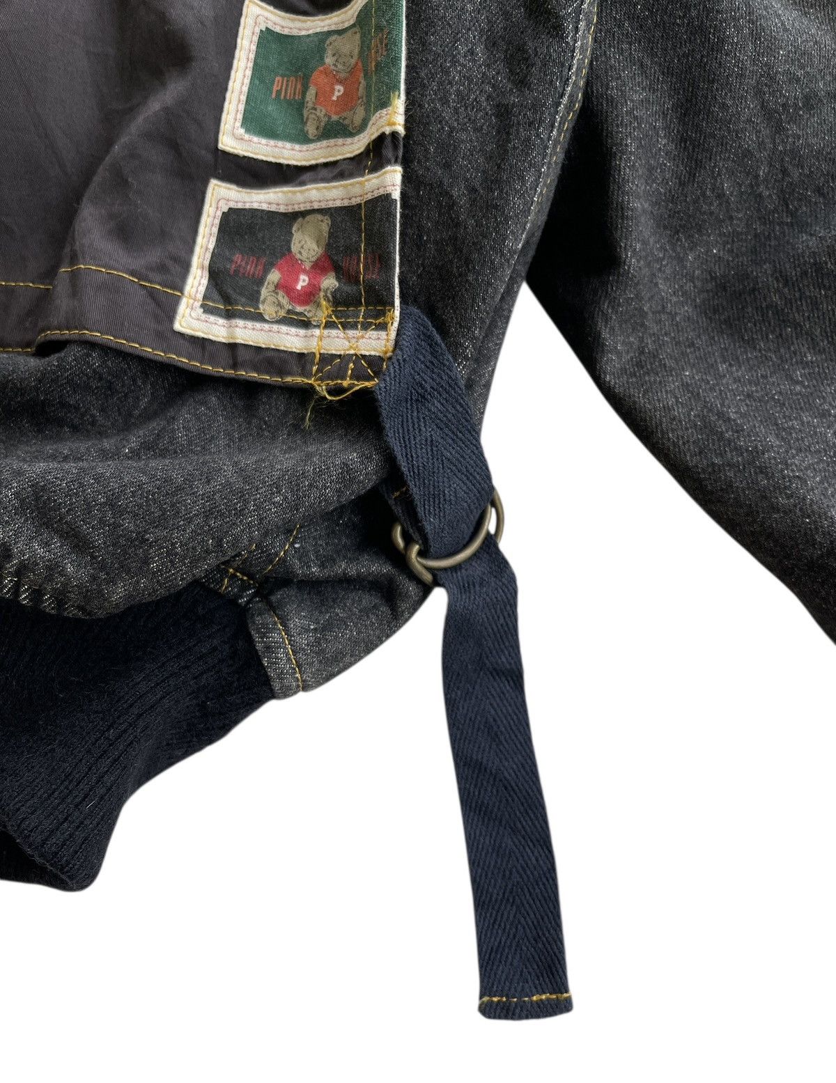 Pink House Parachute Denim Bomber Jacket Size US L / EU 52-54 / 3 - 15 Thumbnail