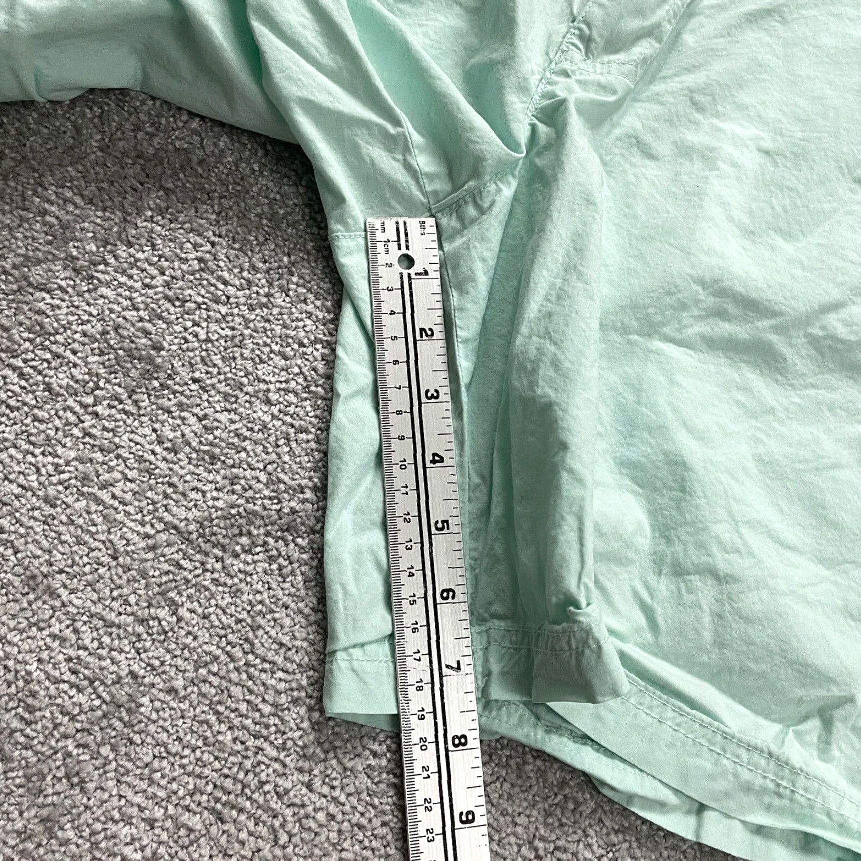 Vintage Columbia Chino Shorts 36 Green Solid Cotton Pockets Active Outdoor Mens Size US 36 / EU 52 - 5 Thumbnail