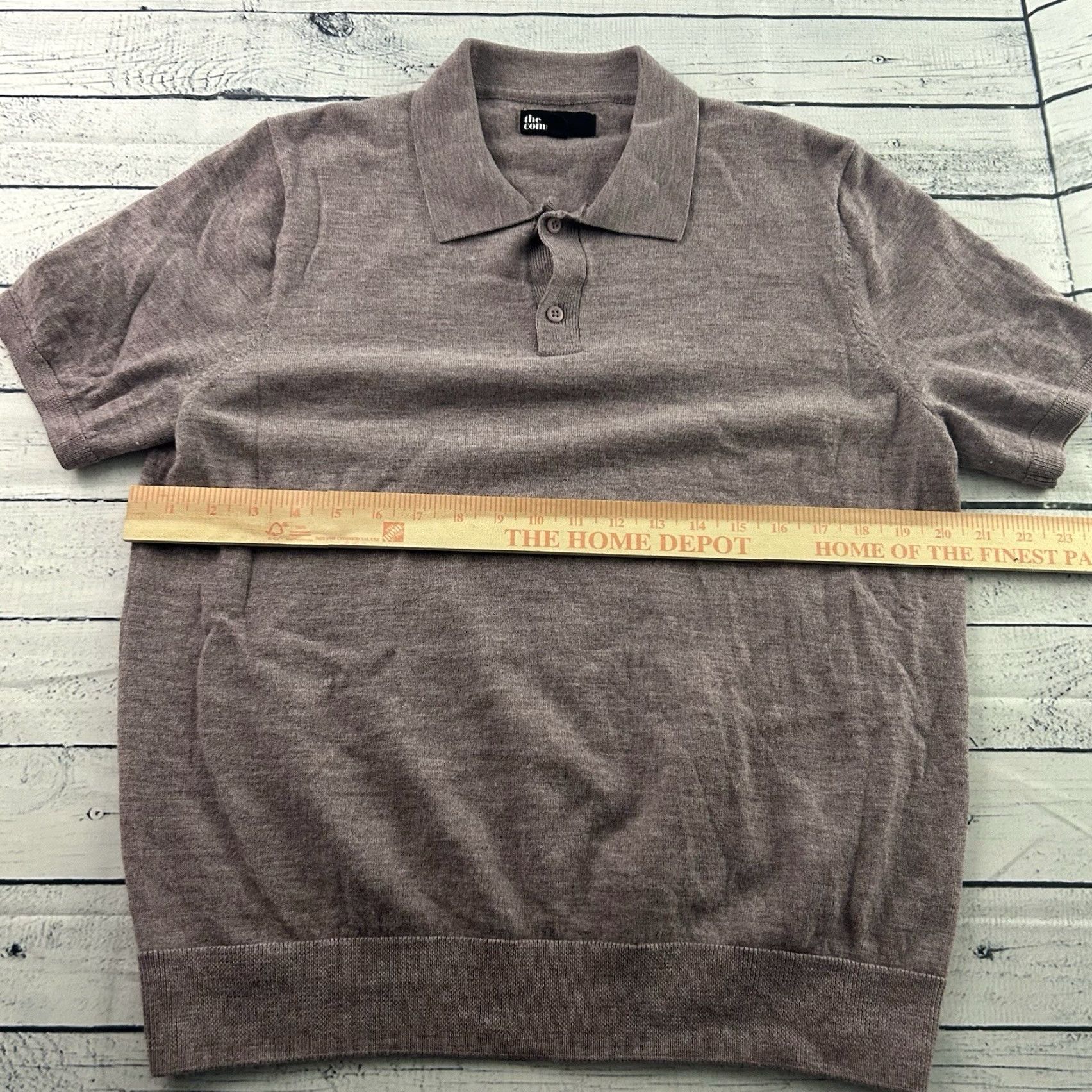 Vintage The Commons Merino Wool Short Sleeve Button Front Sweater Men's Large Maeve Size US L / EU 52-54 / 3 - 4 Thumbnail