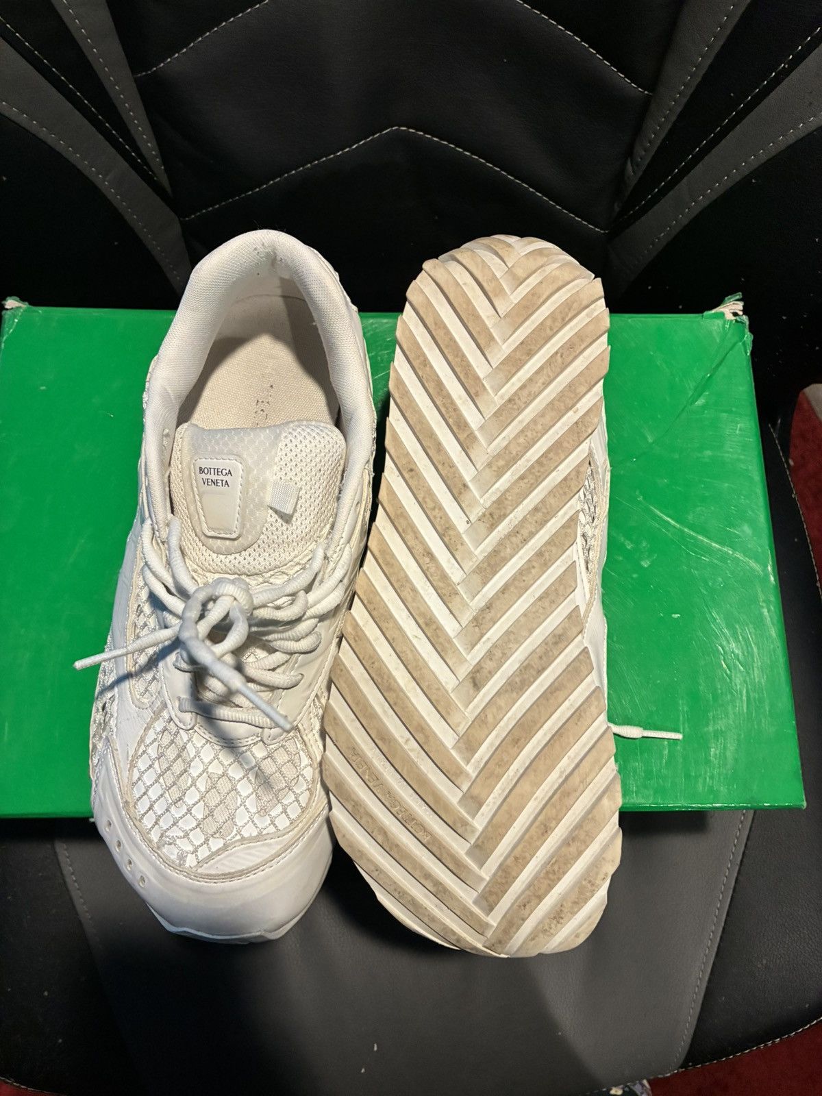 Bottega Veneta Bottega venta all white Size US 10 / EU 43 - 7 Thumbnail