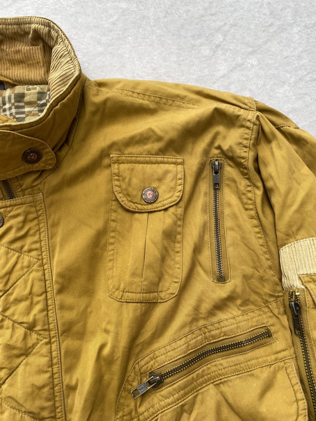 Japanese Brand 90s Chiori Multipocket Utility Bomber Jacket Size US L / EU 52-54 / 3 - 9 Thumbnail