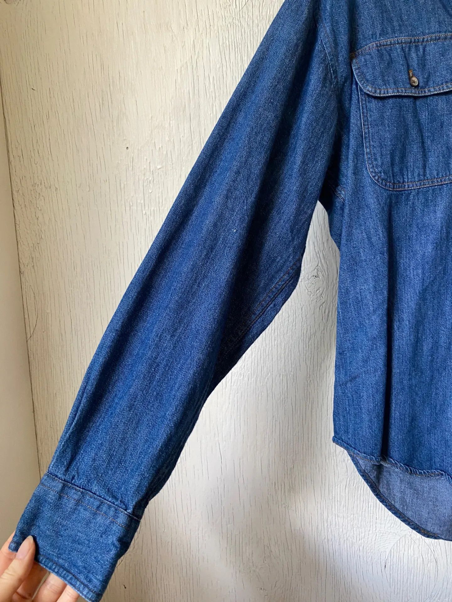 Abercrombie & Fitch Vintage 80s denim shirt Size M / US 6-8 / IT 42-44 - 4 Thumbnail