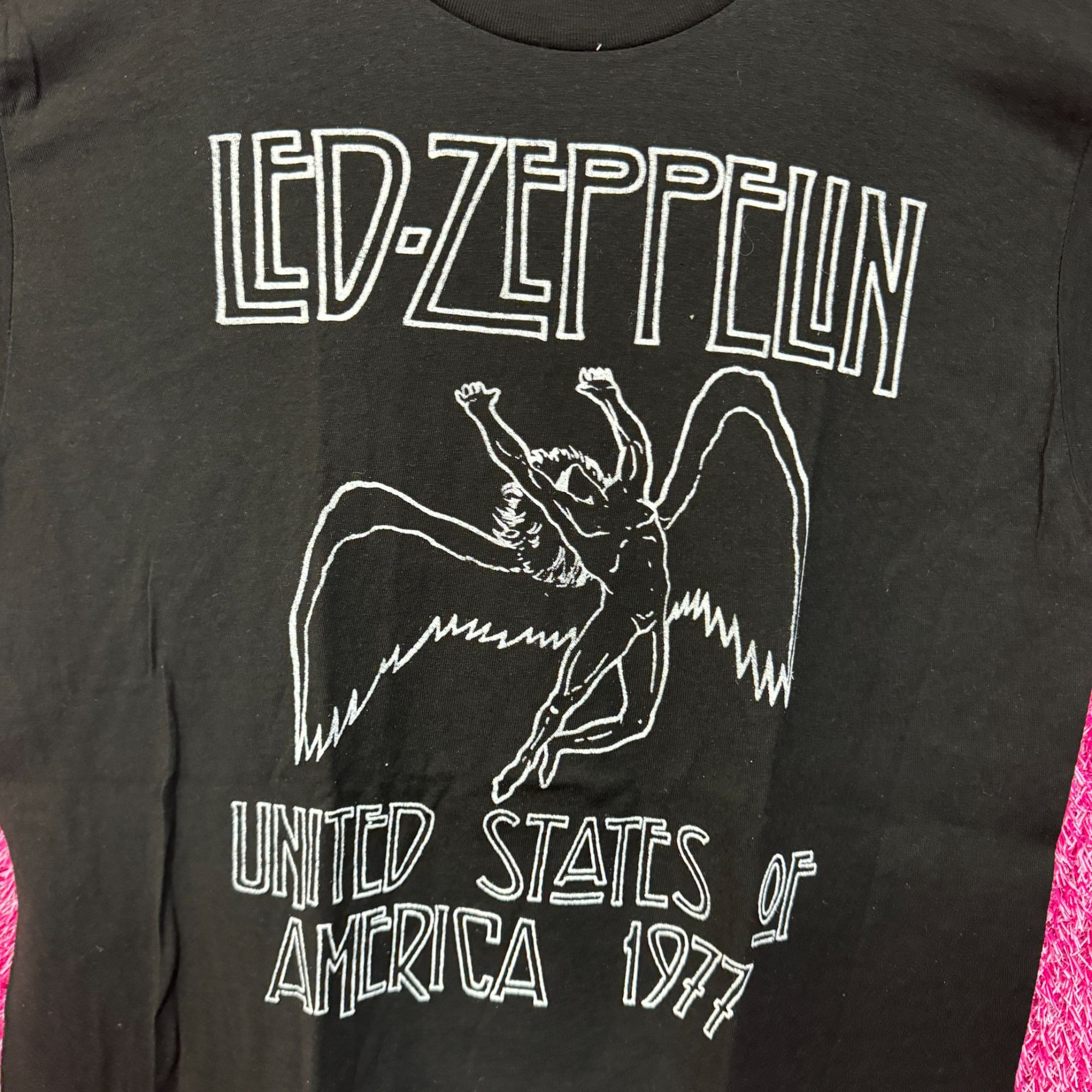 Band Tees × Led Zeppelin Led Zeppelin Icarus 1977 United States Tour Rock Band Tee S/ Size US M / EU 48-50 / 2 - 2 Thumbnail