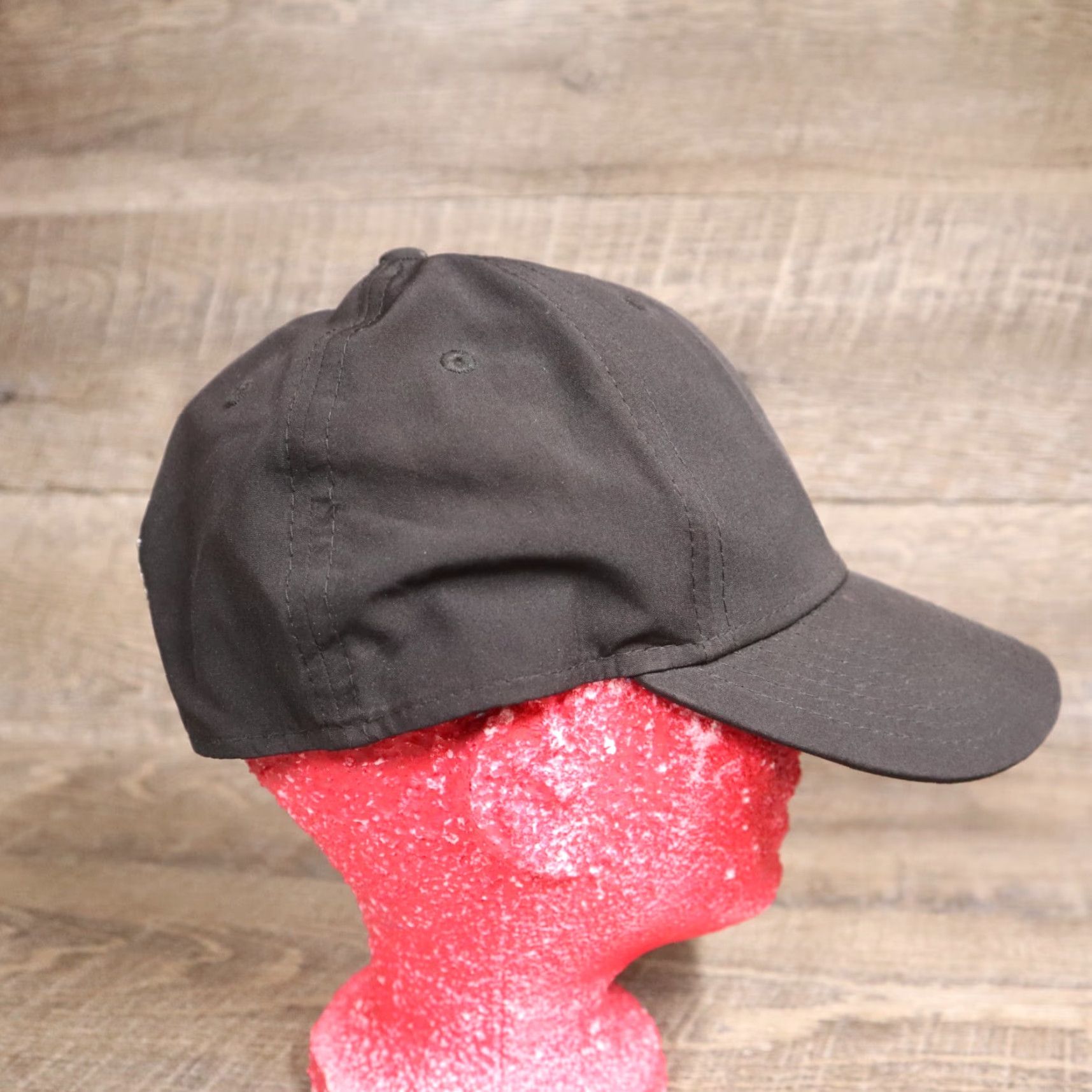 Vintage Russell Black Baseball Cap Flex Size Medium Logo Casual Mens Size ONE SIZE - 4 Thumbnail