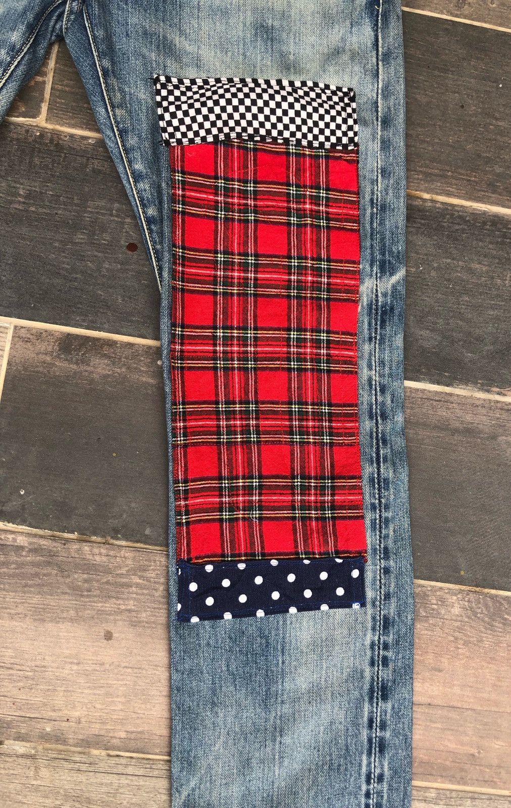 Hysteric Glamour × Seditionaries 🔥Mega Rare🔥Hysteric Glamour Punk Pacthes Jeans🔥 Size US 30 / EU 46 - 16 Thumbnail