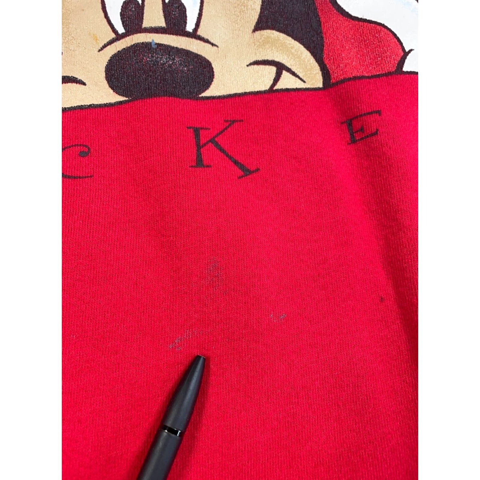 Disney VINTAGE Disney Mickey Mouse Sweatshirt Mens Adult Large Red Crewneck 90s Graphic Print Disney Store Size US L / EU 52-54 / 3 - 4 Thumbnail