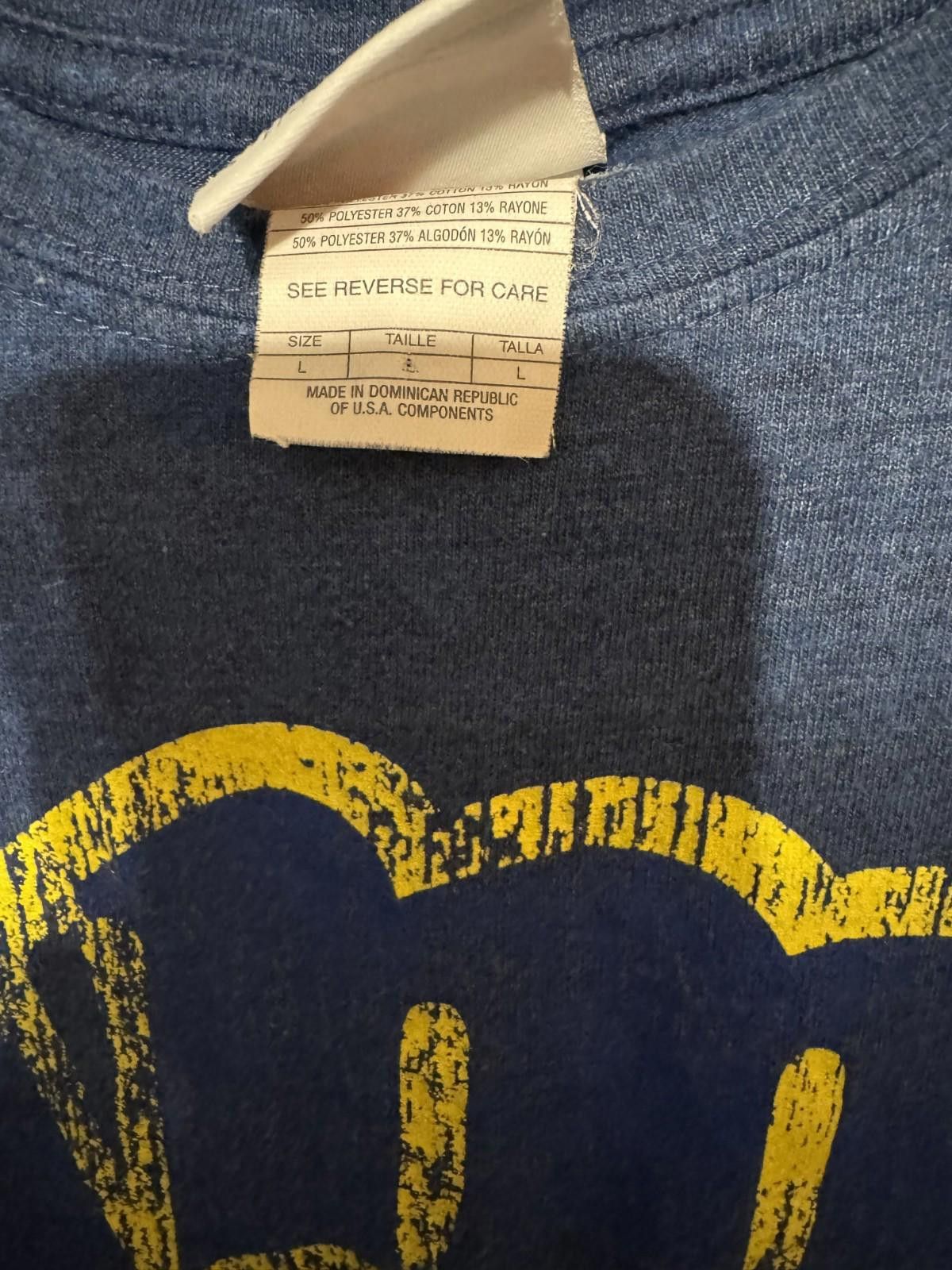 Other Milwaukee Brewers 5th & Ocean Women's Size L t-shirt Blue Size ONE SIZE - 5 Thumbnail
