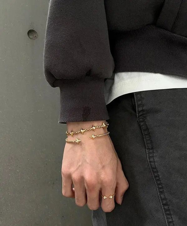 Jewelry Star Charm Bracelets with Matching Rings Size ONE SIZE - 1 Thumbnail