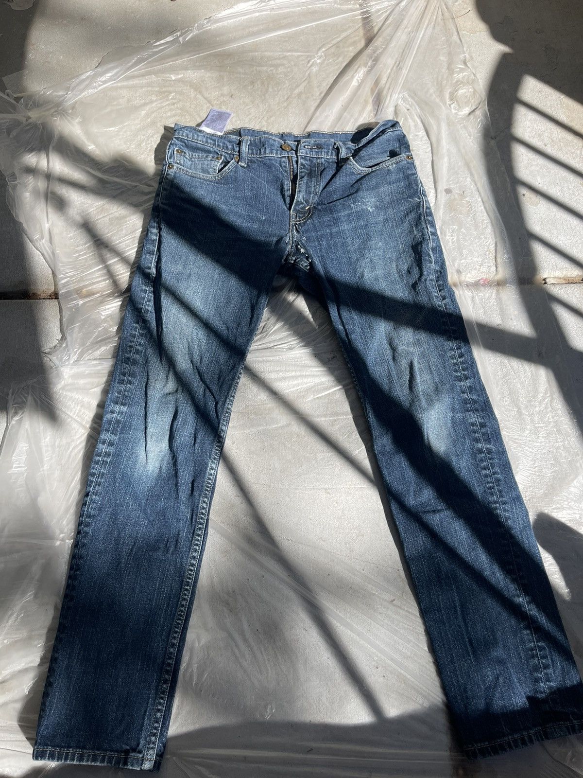 Vintage vintage levi straus signature 511 light blue denim jeans | Grailed