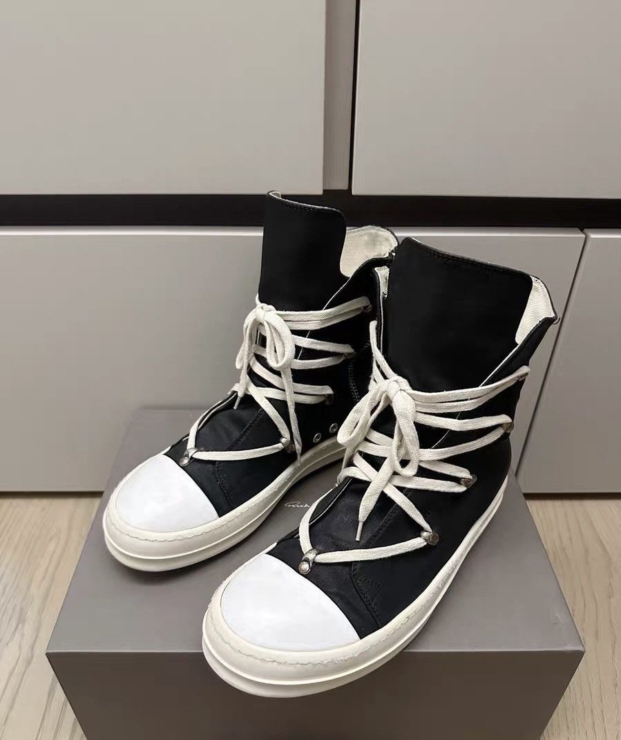 Rick Owens Rick Owens DRKSHDW High-Top Multi-Lace Canvas Size US 7.5 / EU 40-41 - 2 Thumbnail