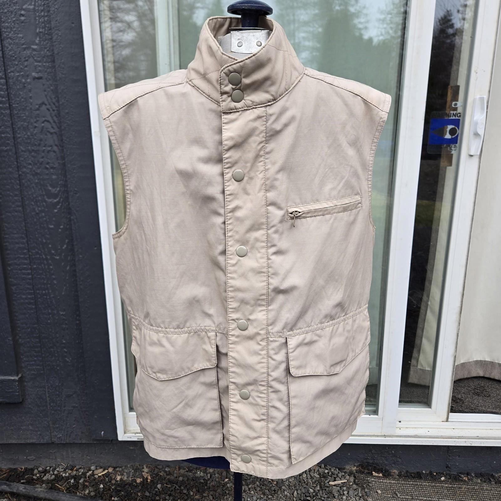 Gant Gant Rugger Mens Khaki Beige Safari Hunting Vest Size L C1 Size US L / EU 52-54 / 3 - 5 Thumbnail