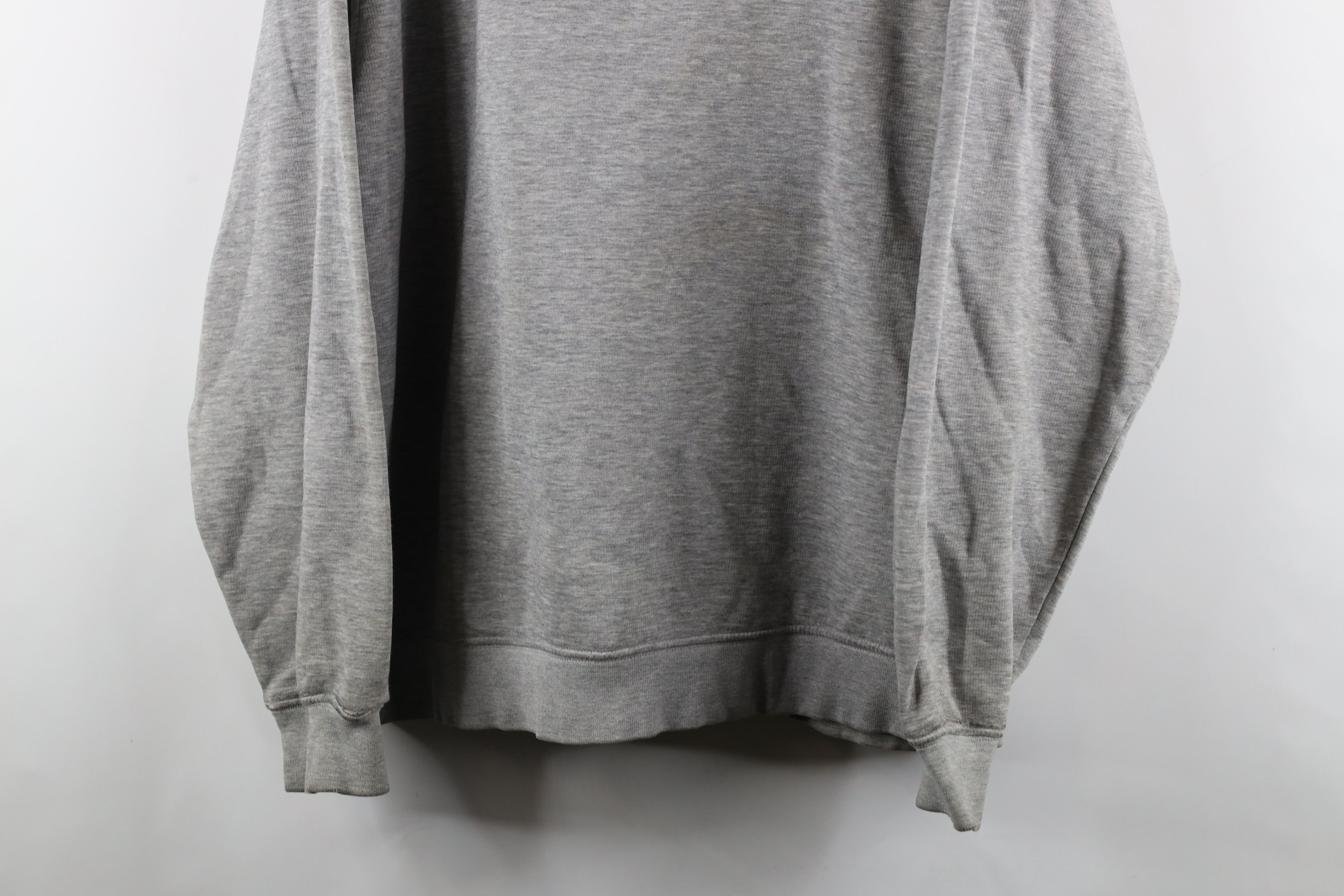 Nike × Vintage Vintage Nike Scott Mini Swoosh Crewneck Sweatshirt Gray Size US XXL / EU 58 / 5 - 3 Thumbnail