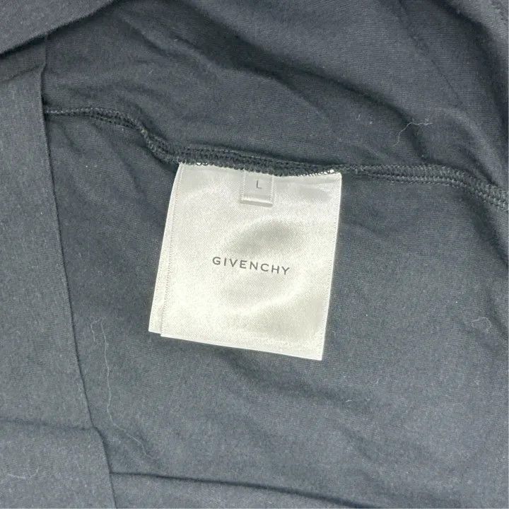 Givenchy Givenchy Givenchy Black Graphic Print Short Sleeve TShirt Size US L / EU 52-54 / 3 - 2 Thumbnail