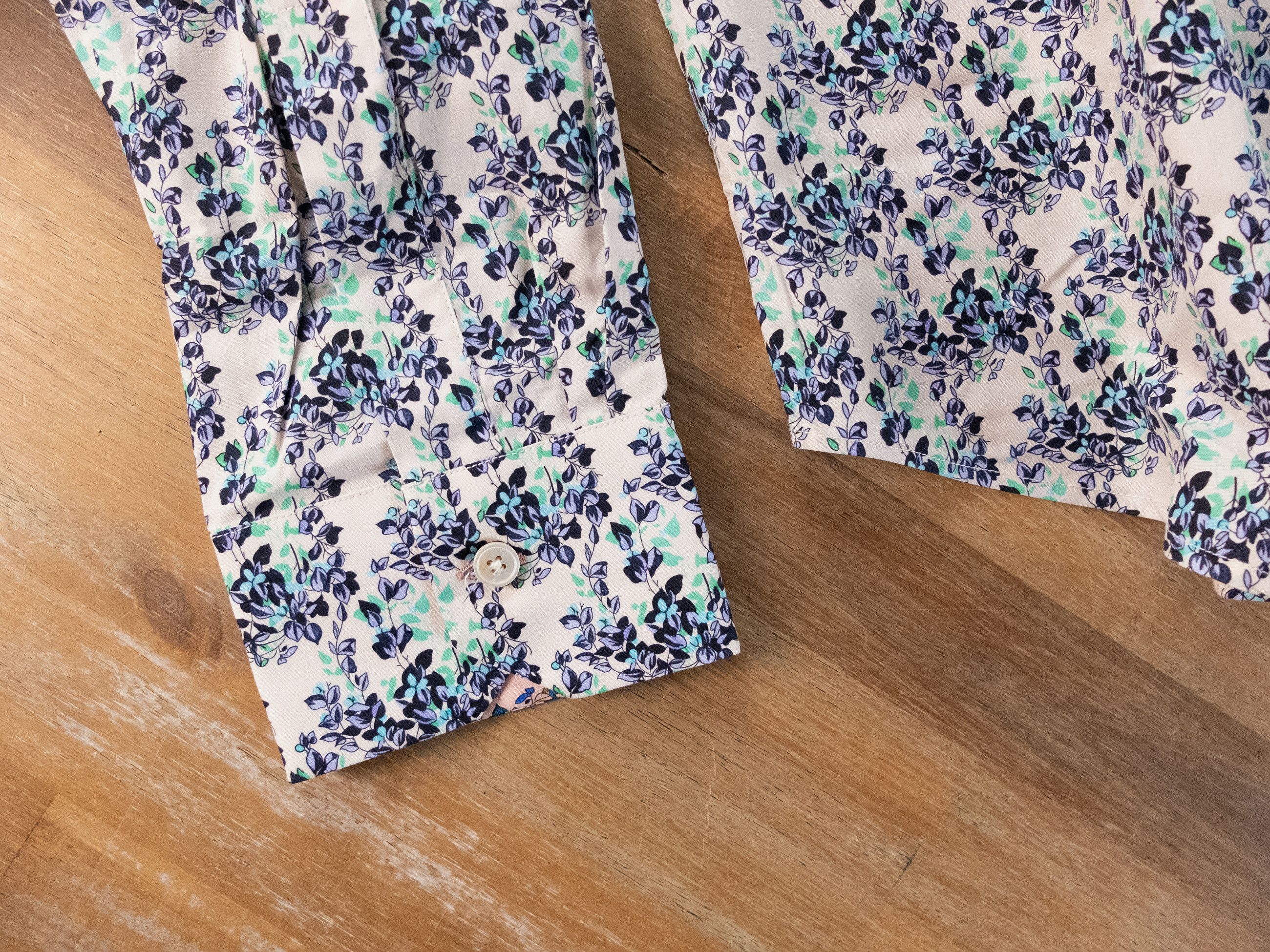 Paul Smith PAUL SMITH mainline ecru white floral print shirt Large Size US L / EU 52-54 / 3 - 8 Thumbnail
