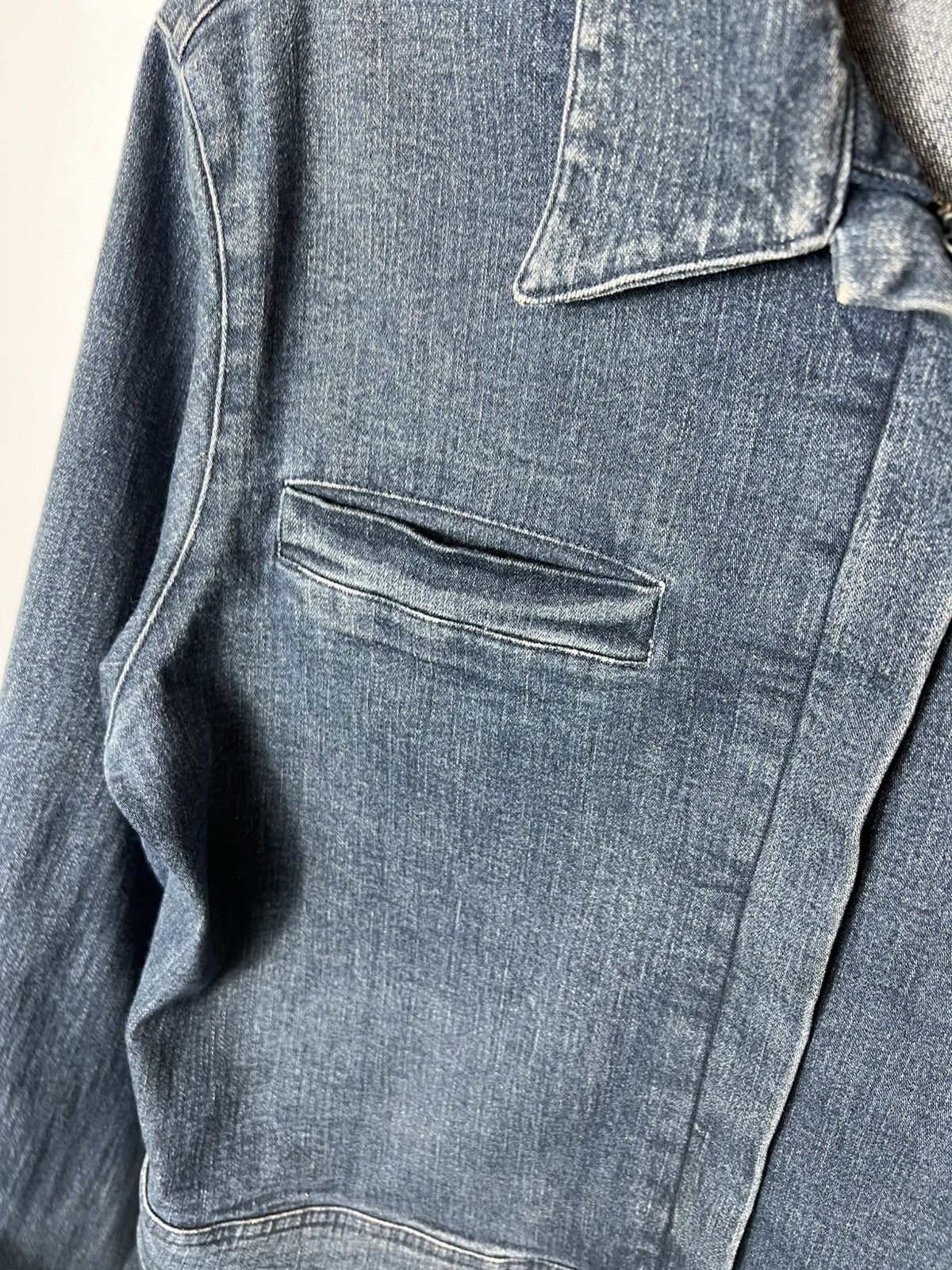 Mulberry Vintage luxury 90s y2k Mulberry Denim Jacket Size UK 12 Size M / US 6-8 / IT 42-44 - 8 Thumbnail