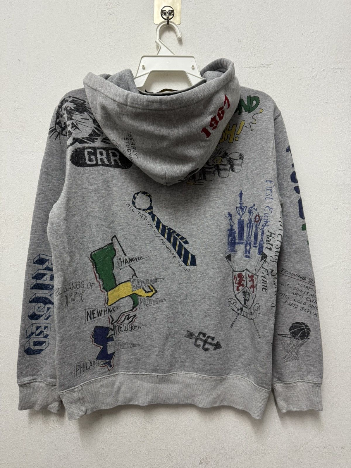 Polo Ralph Lauren Polo ralph Lauren Emroidered Art Logo Hoddie PullOver Size US S / EU 44-46 / 1 - 8 Thumbnail