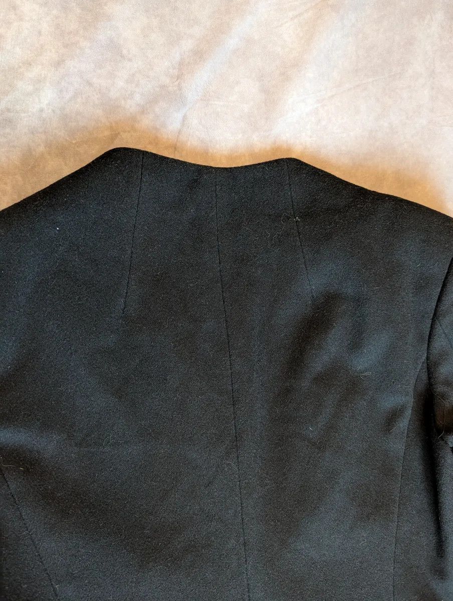 Inaisce Collarless Hidden Hook Blazer Size 40R - 3 Thumbnail