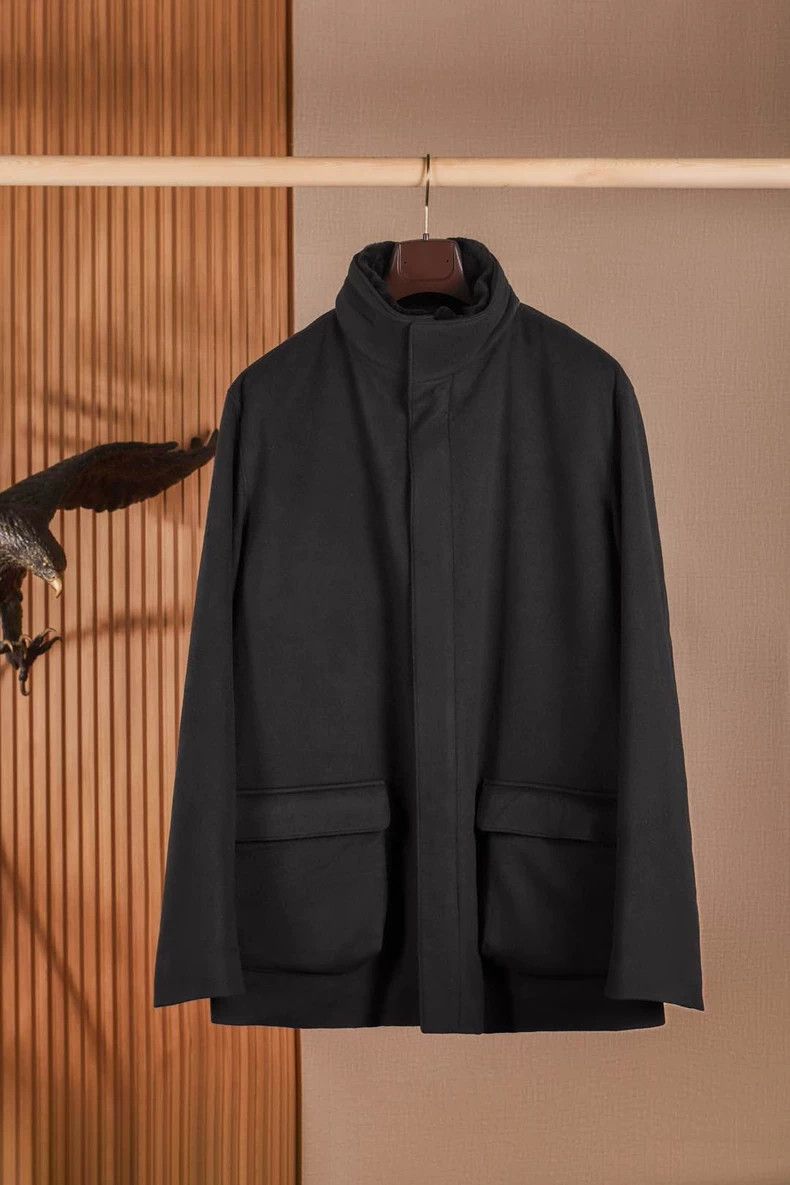 Loro Piana LORO PIANA Winter Voyage series Camel hair coat shell 100% Size US XXL / EU 58 / 5 - 1 Thumbnail