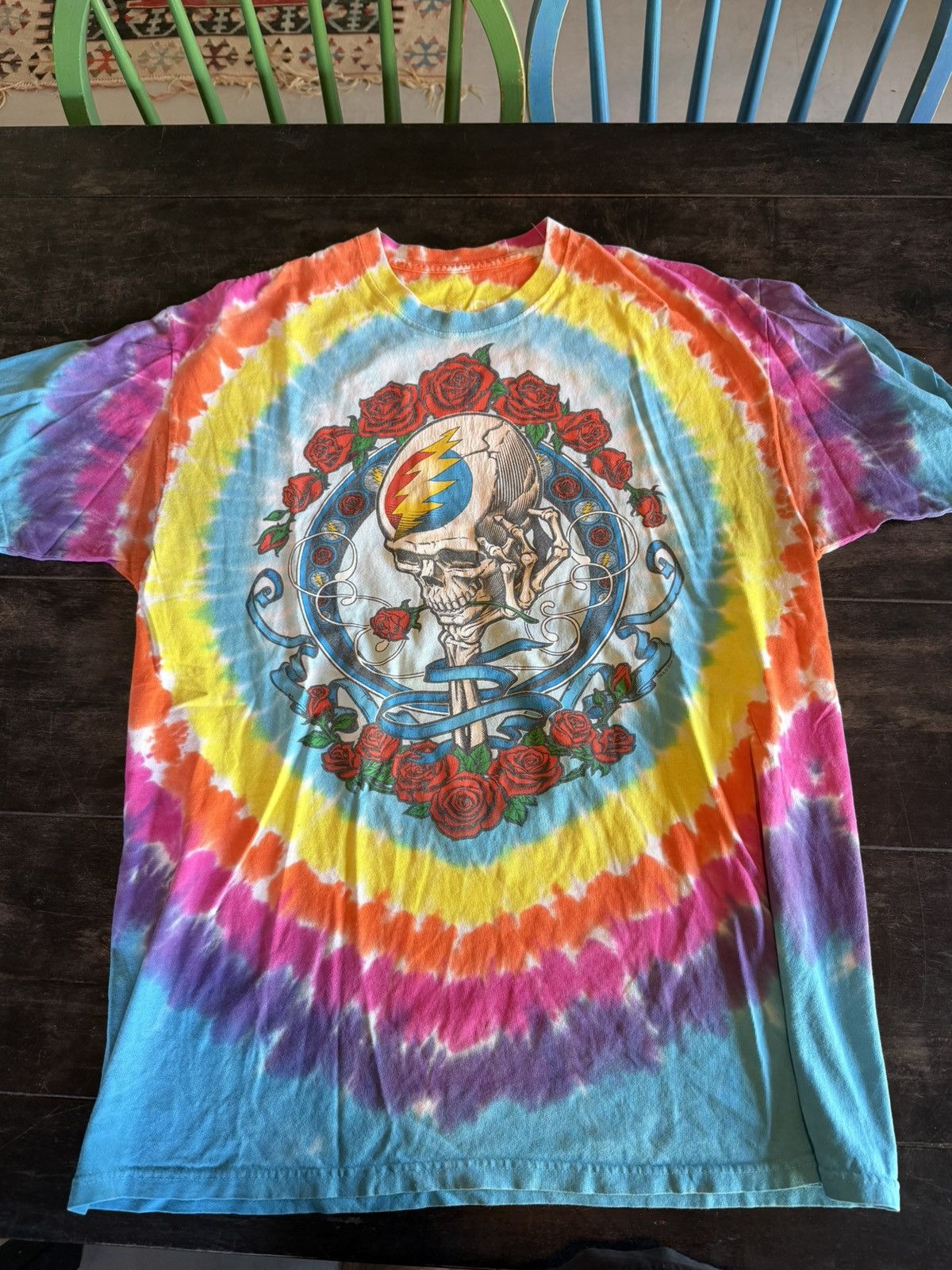 Grateful Dead Grateful Dead Skull & Roses tee Size US XXL / EU 58 / 5 - 1 Thumbnail