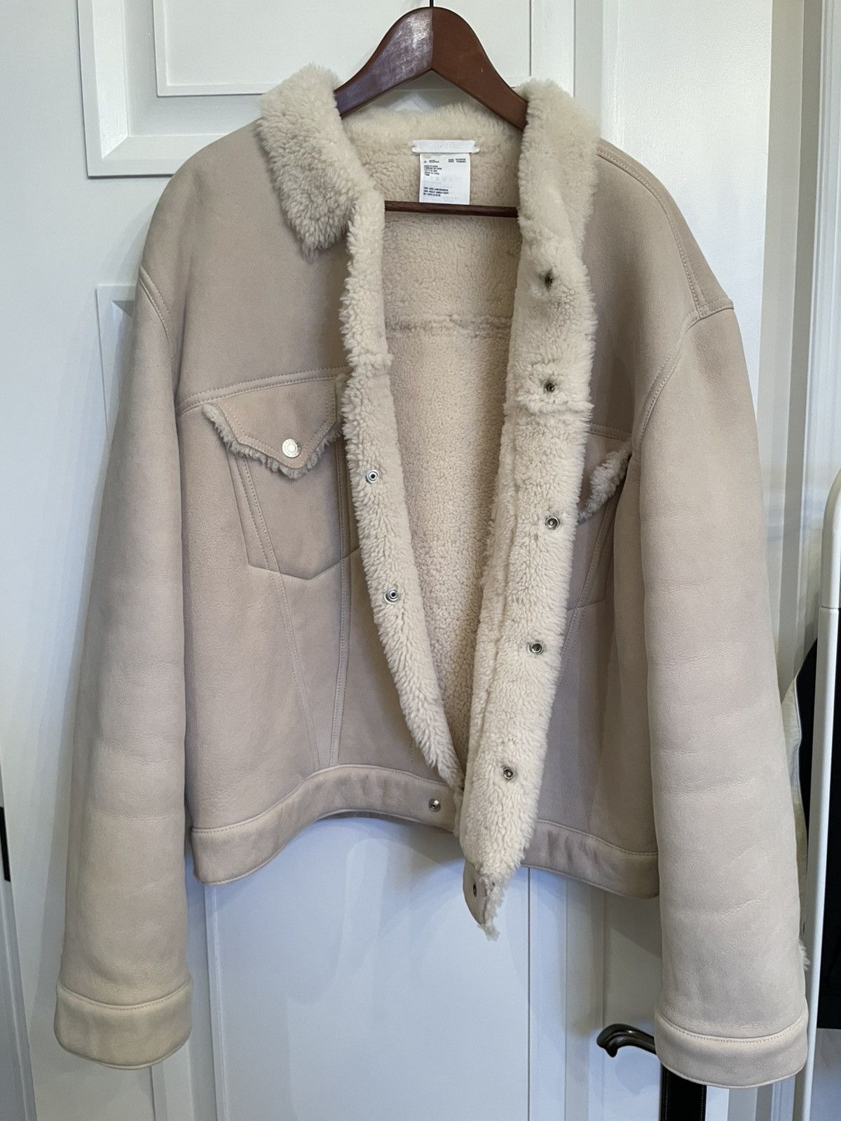 Helmut Lang Helmut Lang Shearling jacket Size US XL / EU 56 / 4 - 3 Thumbnail