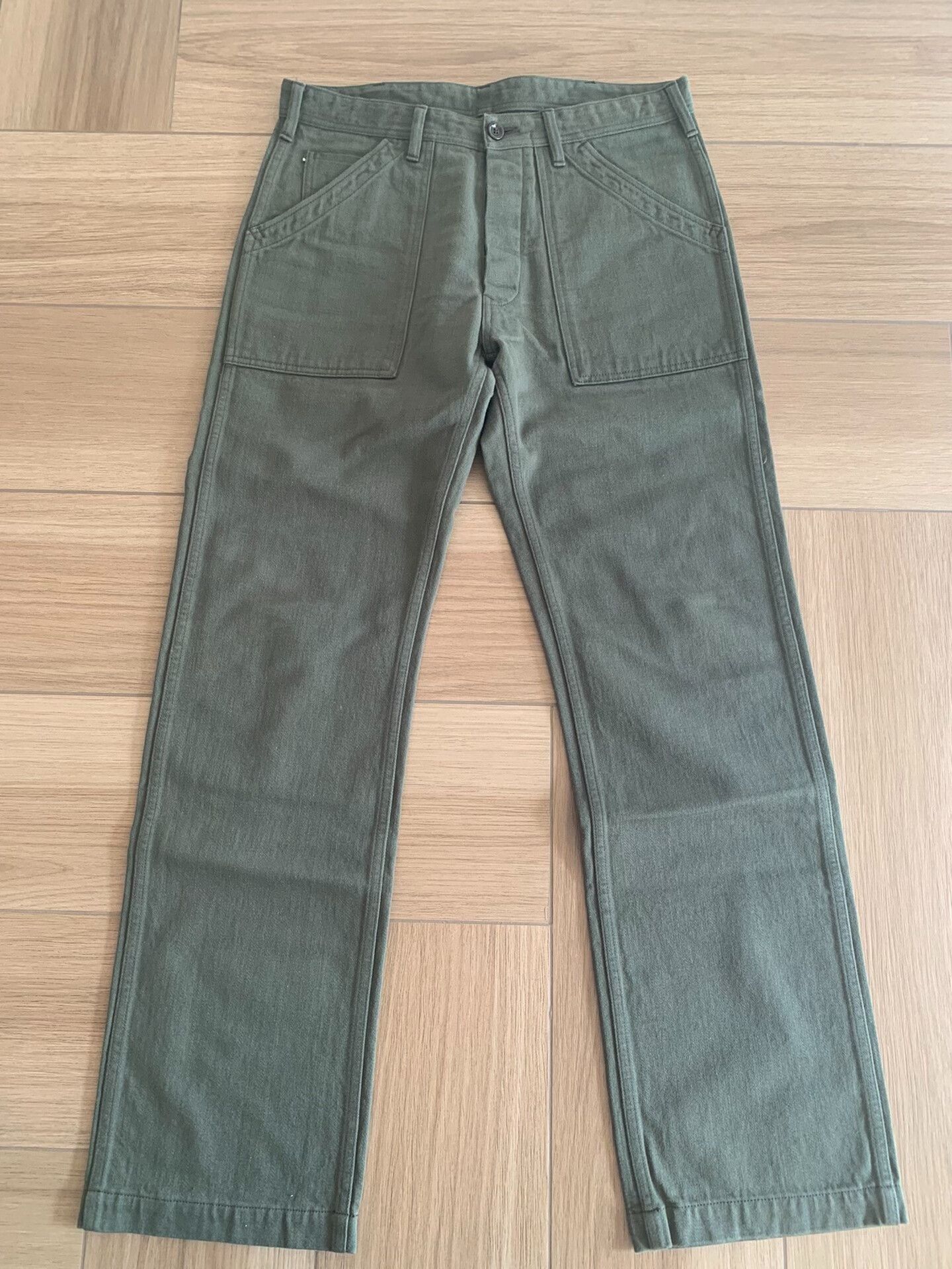 UES Japan UES Zimbabwe Cotton Straight Casual Pants Size US 34 / EU 50 - 1 Thumbnail