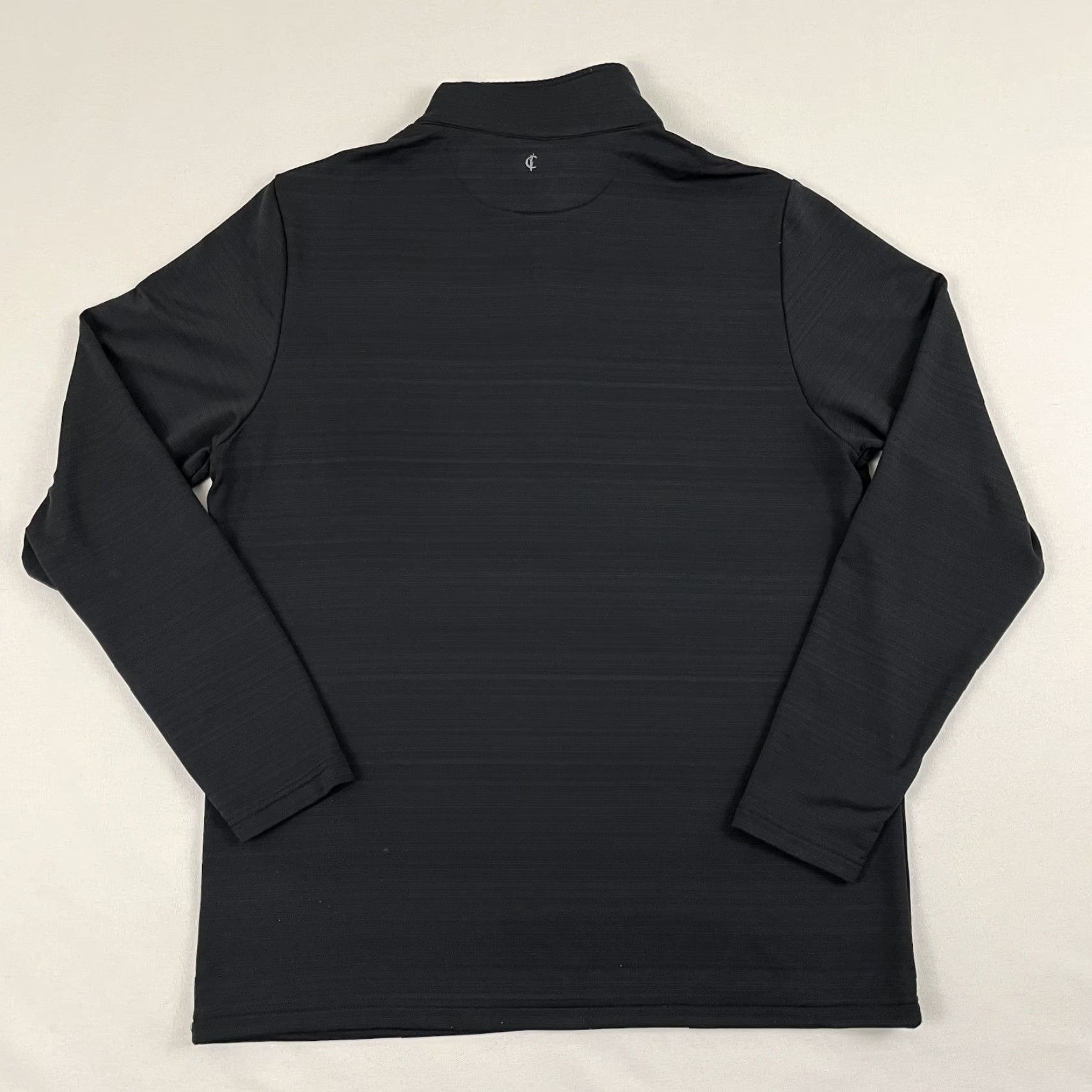 Vintage Criquet Jacket Mens L Black 1/4 Zip Pullover Performance Golf Casual Shirt? Size US L / EU 52-54 / 3 - 3 Thumbnail