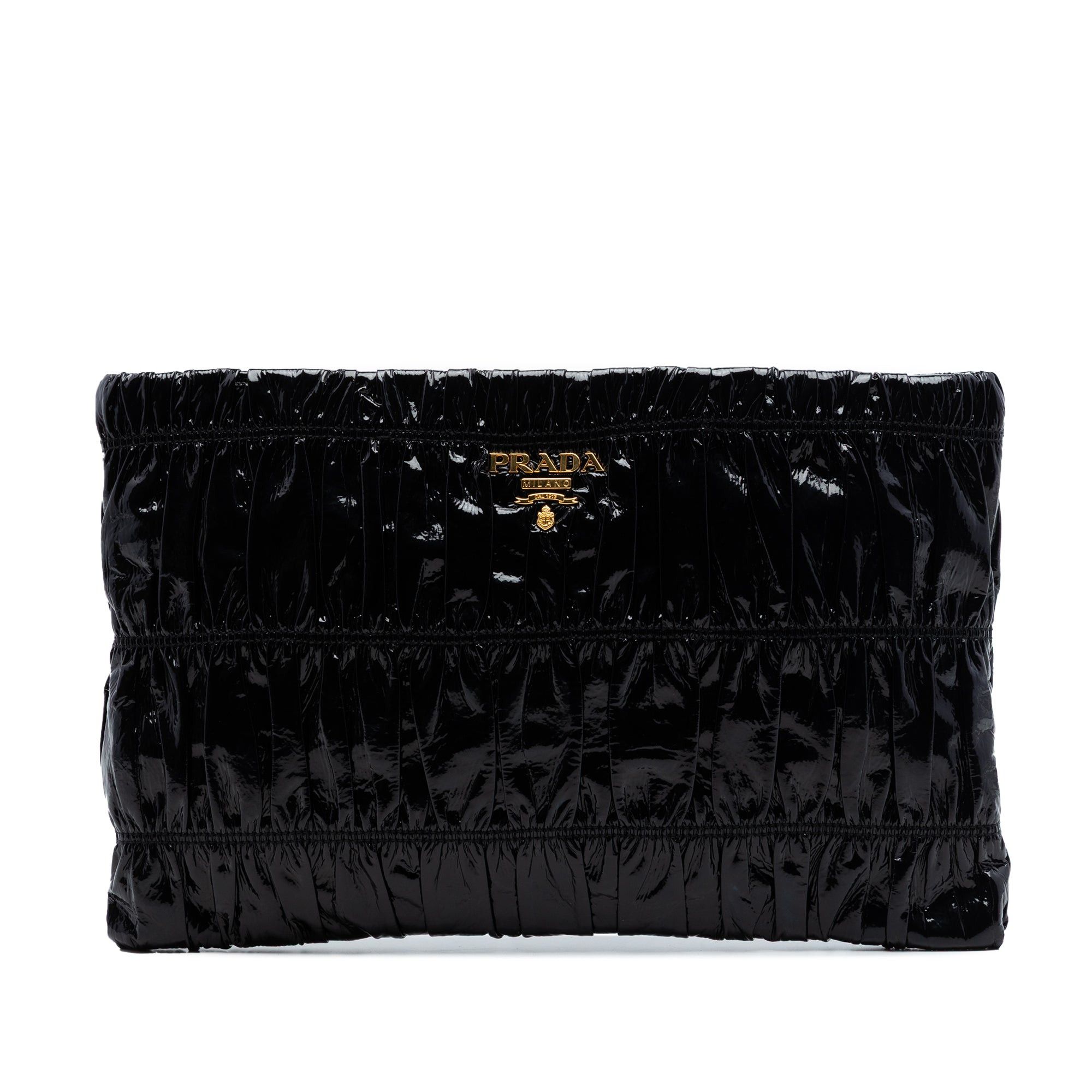 Prada Vernice Gaufre Clutch Size ONE SIZE - 1 Thumbnail