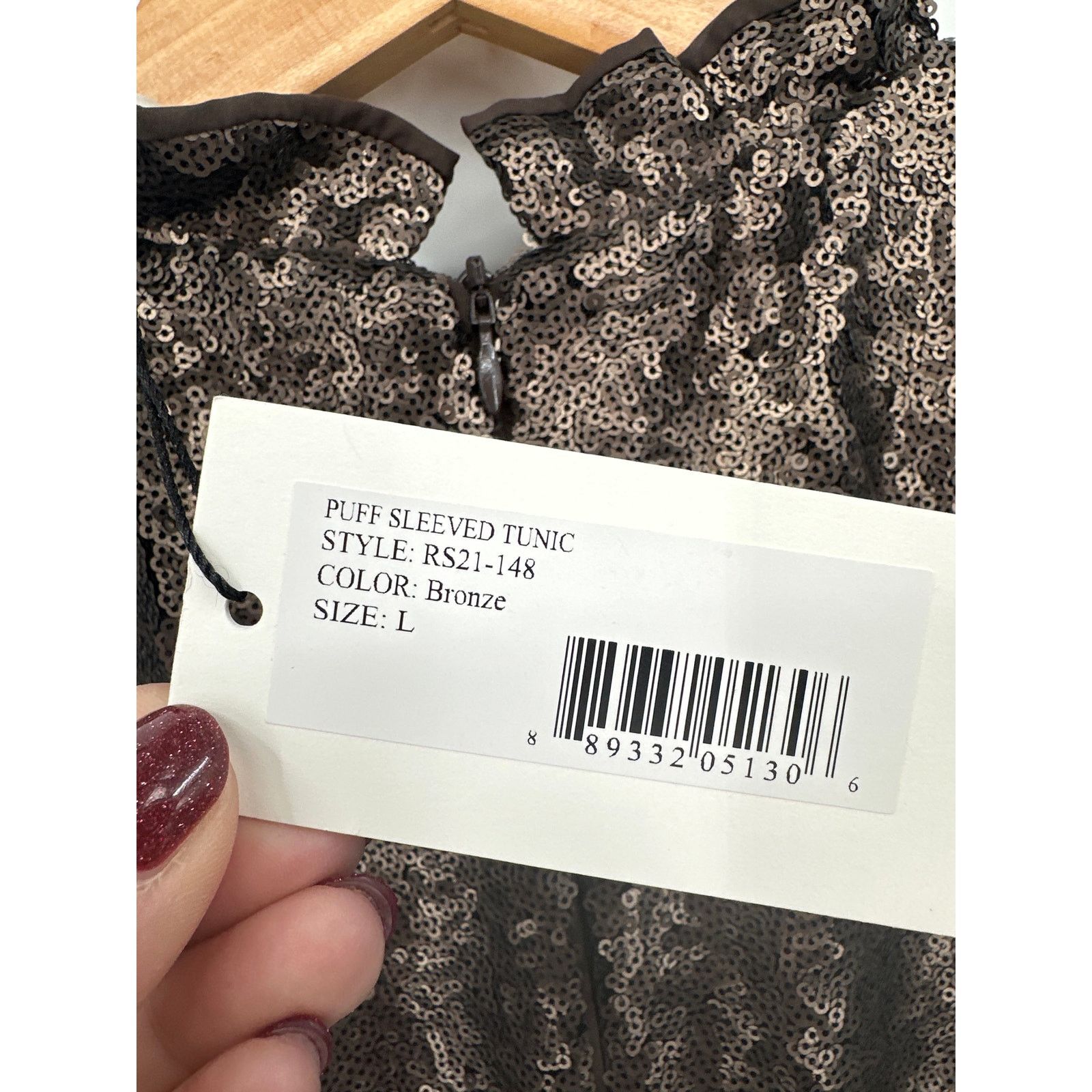 Sea New York Sea New York Rachelle Puff Sleeve Dress in Bronze Large NWT Size L / US 10 / IT 46 - 8 Thumbnail