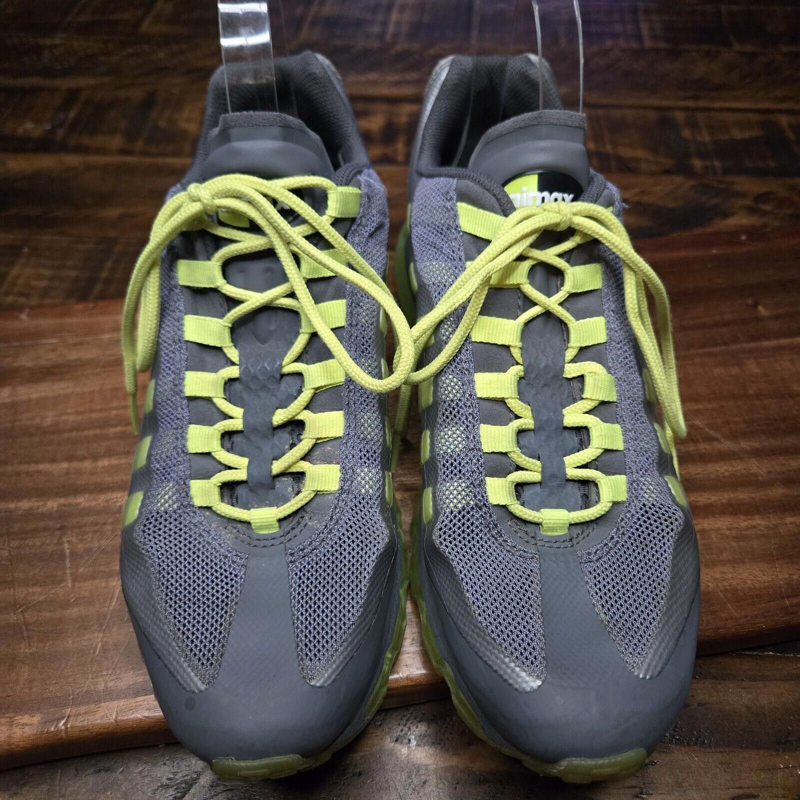 Nike Nike Air Max 95 360 GS Shoes Grey Volt 6.5Y 512169-003 AS3 Size US 6.5 / EU 39-40 - 5 Thumbnail