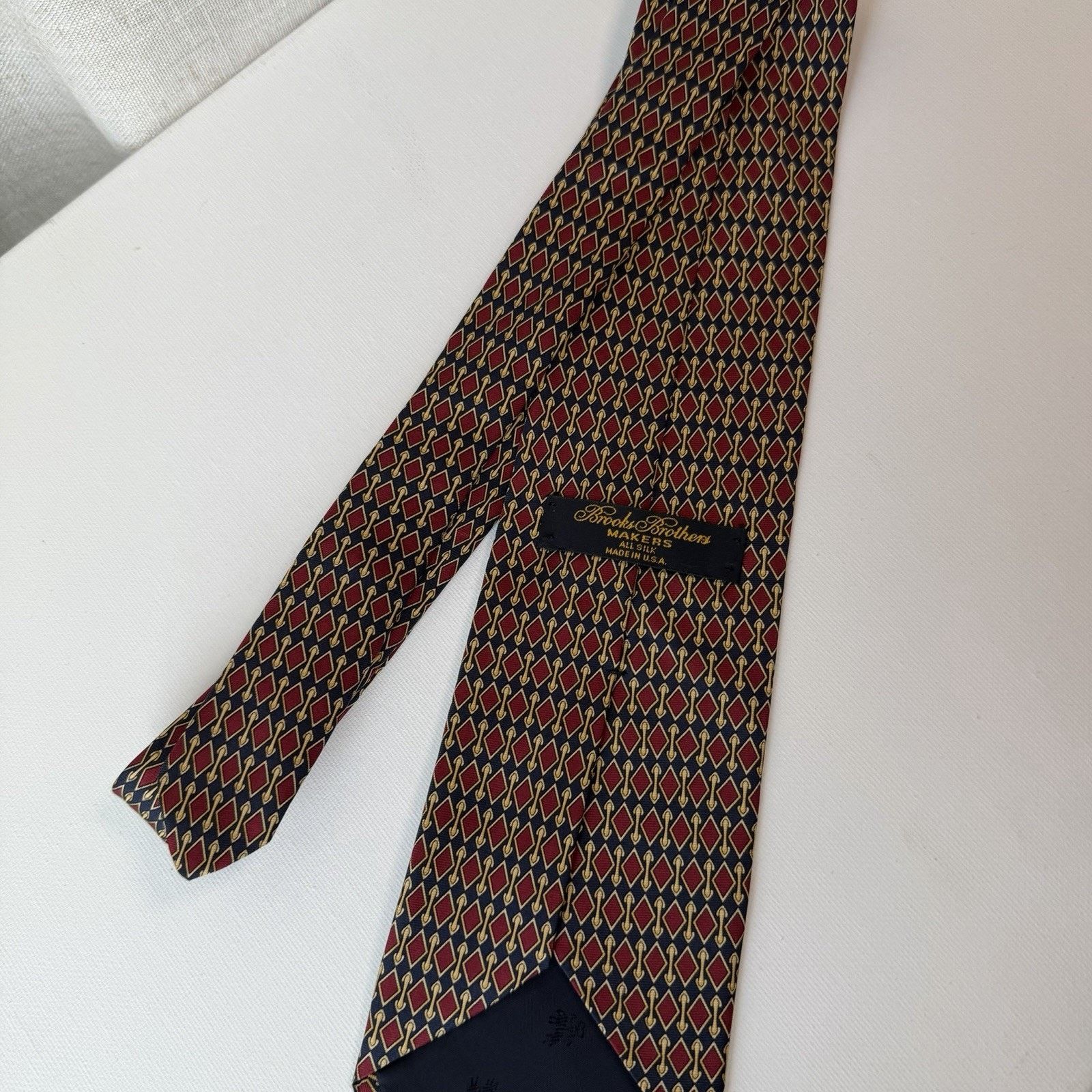Brooks Brothers Vintage Brooks Brothers Makers Silk Tie Made USA (1980s–90s) Size ONE SIZE - 12 Thumbnail