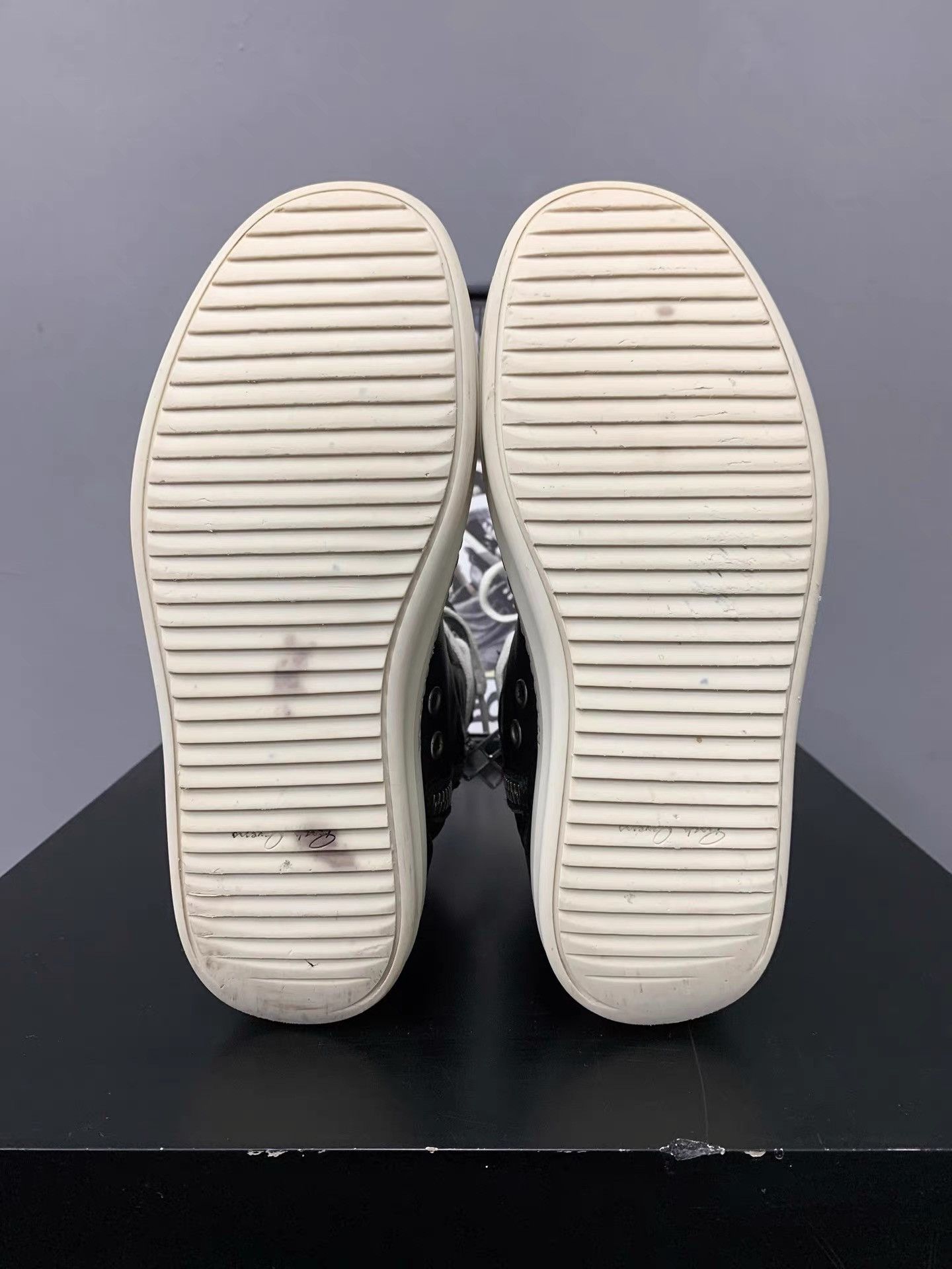 Rick Owens Rick Owens Mainline Leather High-Top Big Converse K34 Size US 6 / IT 36 - 8 Thumbnail
