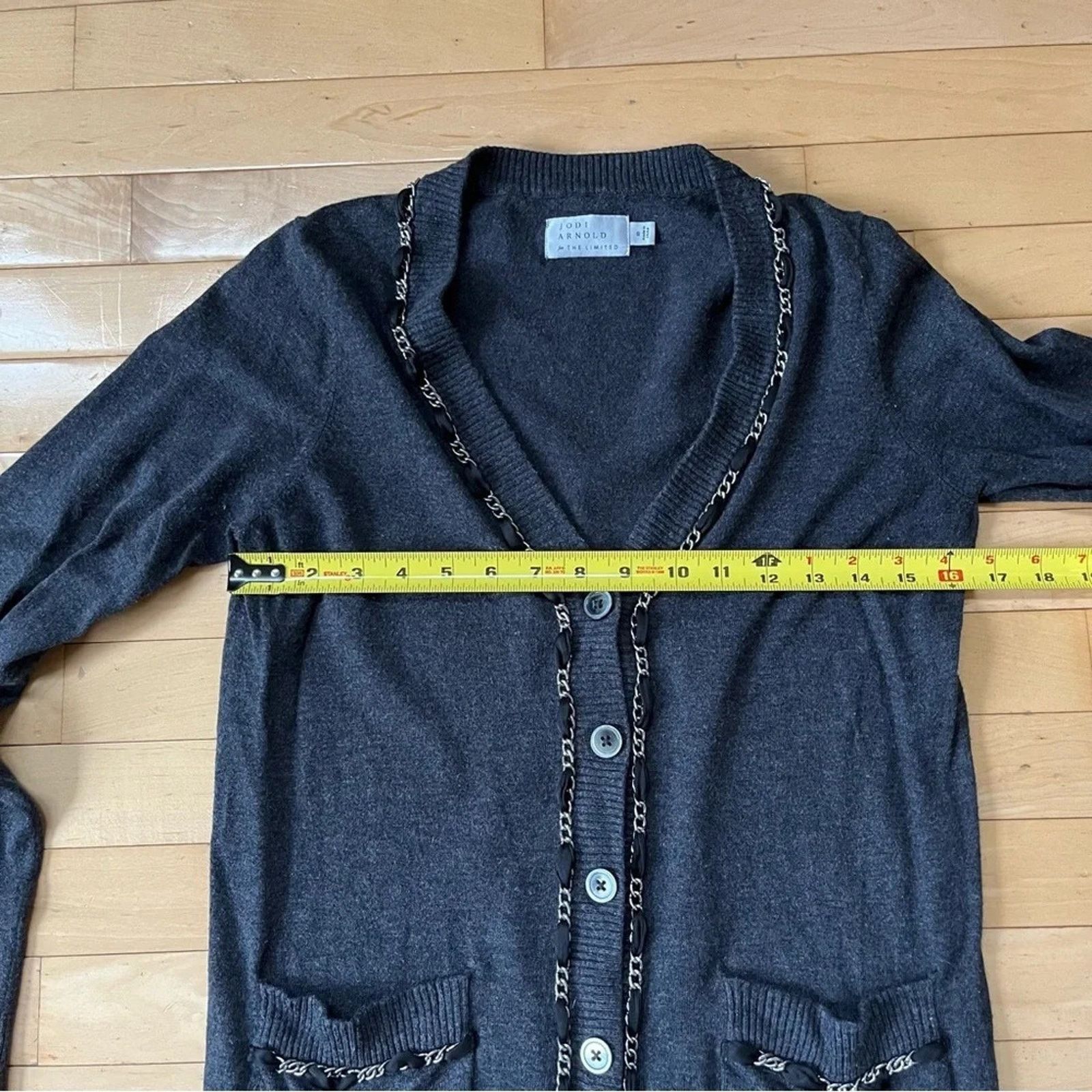Other Jodi Arnold For The Limited Gray Cardigan Size Small Size S / US 4 / IT 40 - 7 Thumbnail