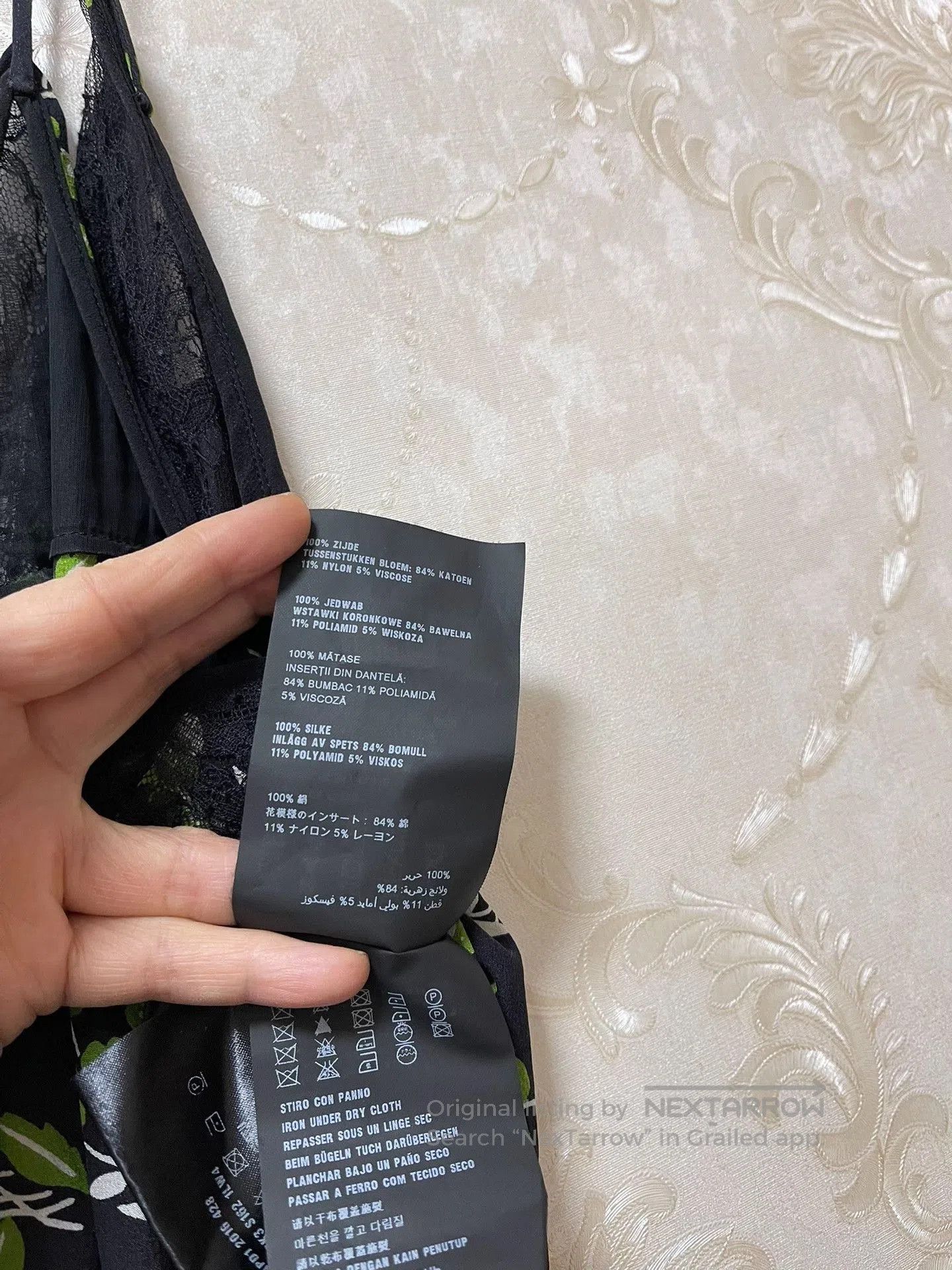 Prada Prada Silk Slip Dress with Floral Print. Size M / US 6-8 / IT 42-44 - 4 Thumbnail